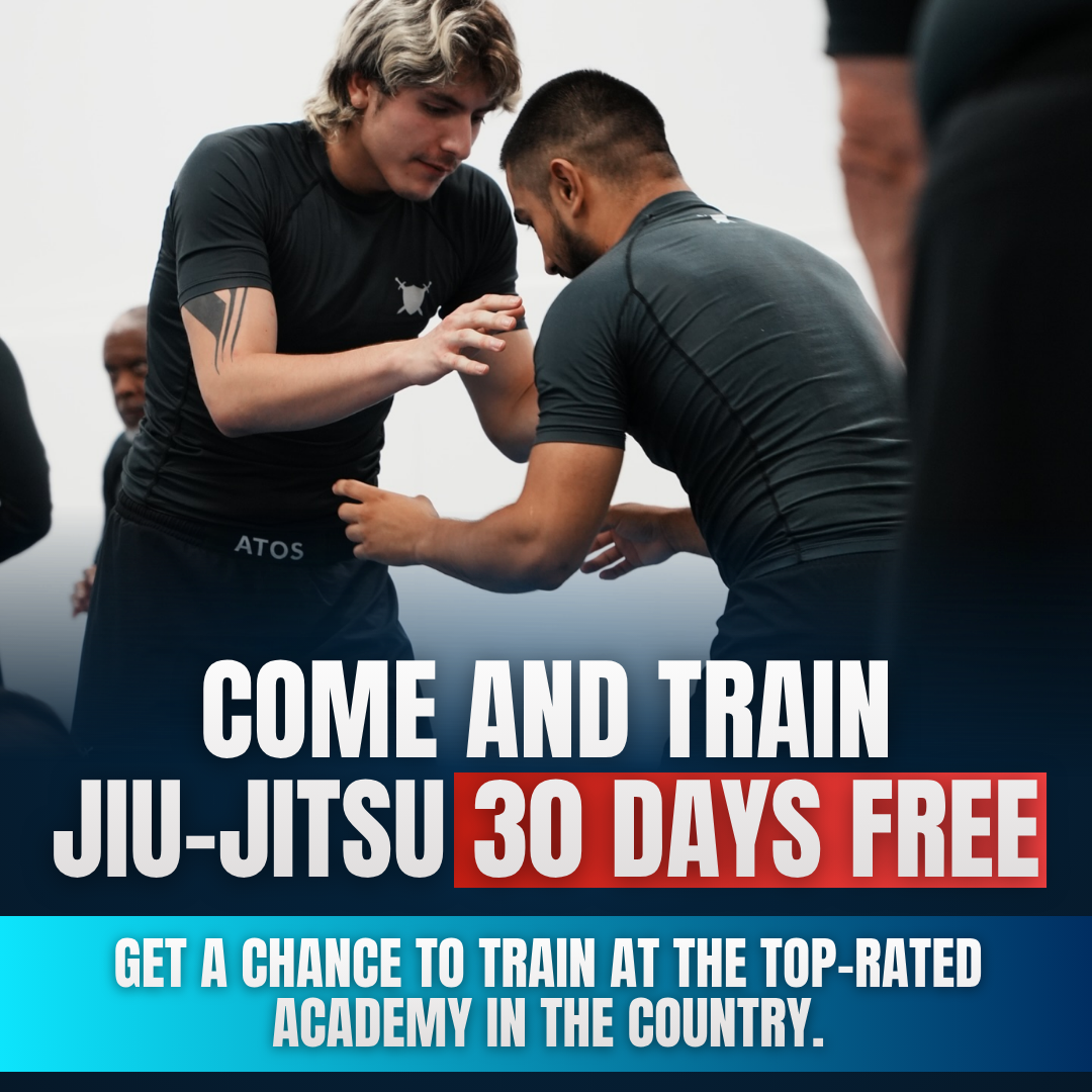 Atos Jiu-Jitsu Beaumont, CA Facebook ad: Come Train Jiu Jitsu With Us!