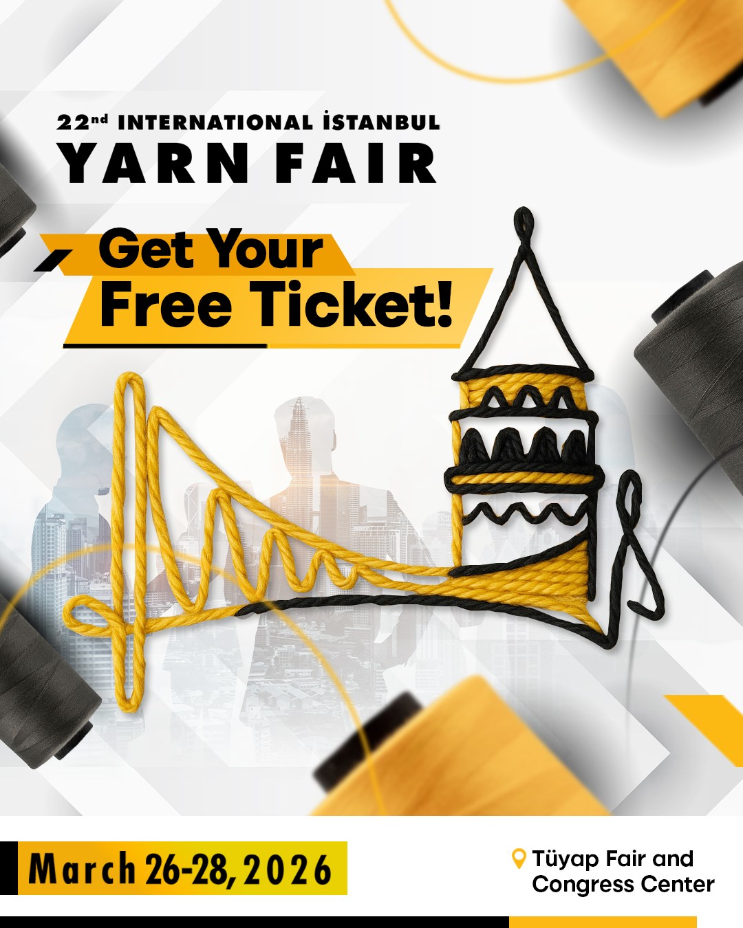 İstanbul İplik Fuarı Facebook ad: Get your free ticket now!