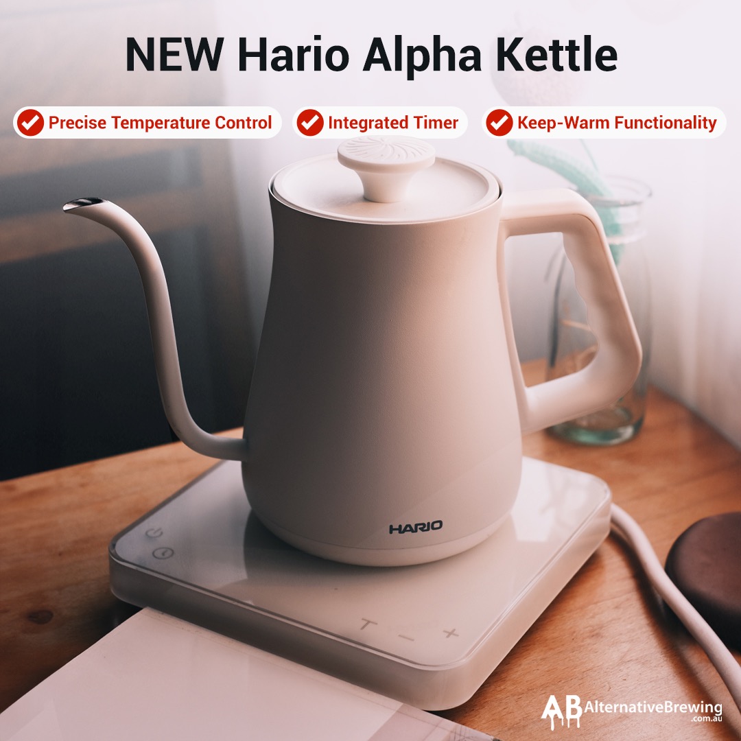 Alternative Brewing Facebook ad: Must See: NEW Hario Alpha Kettles