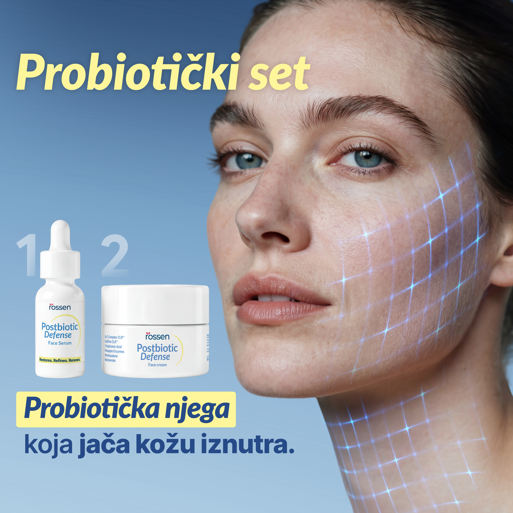 Rossen kozmetika Facebook ad