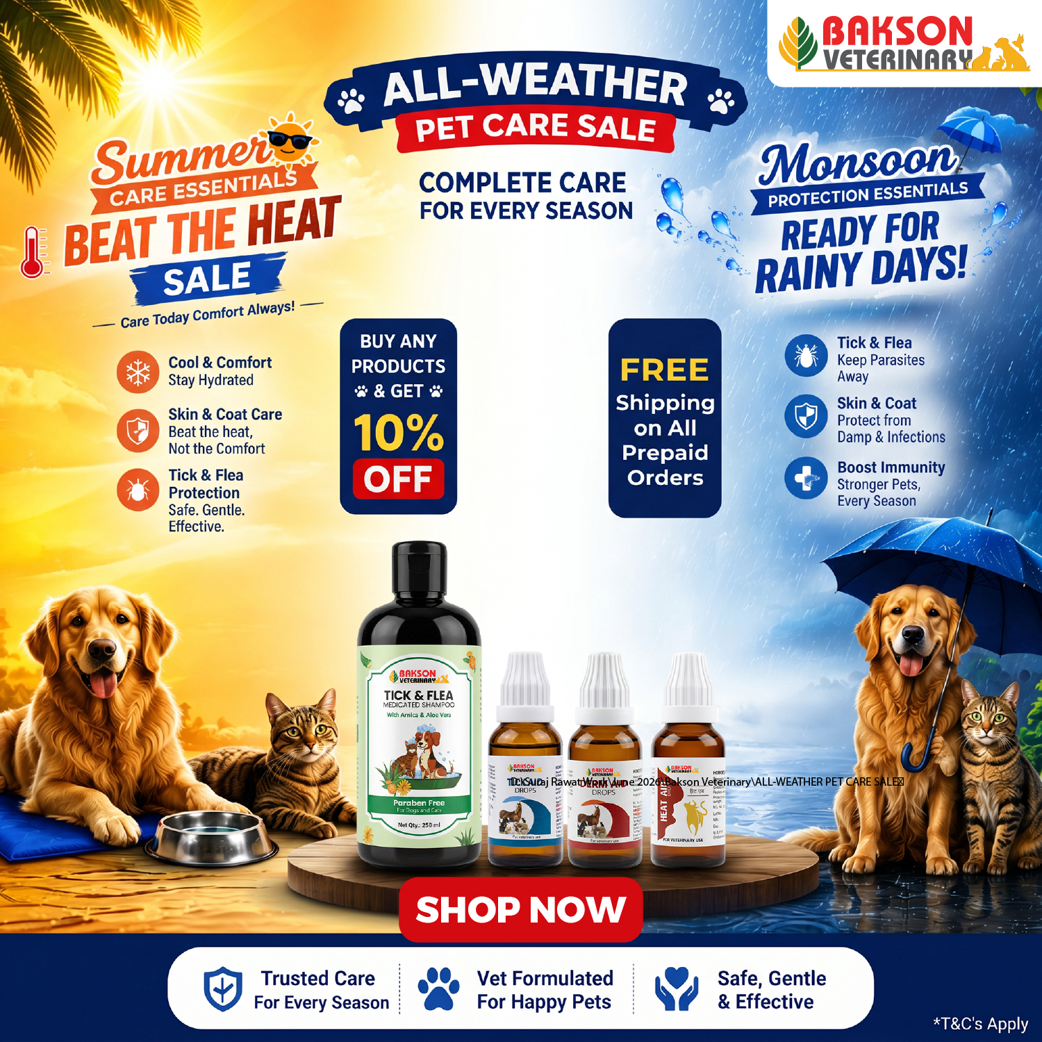 Bakson Veterinary Facebook ad