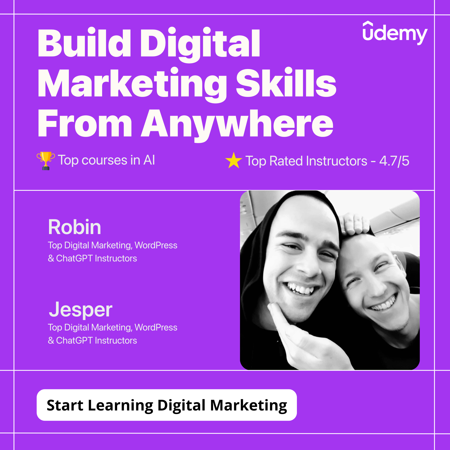 Udemy Facebook ad