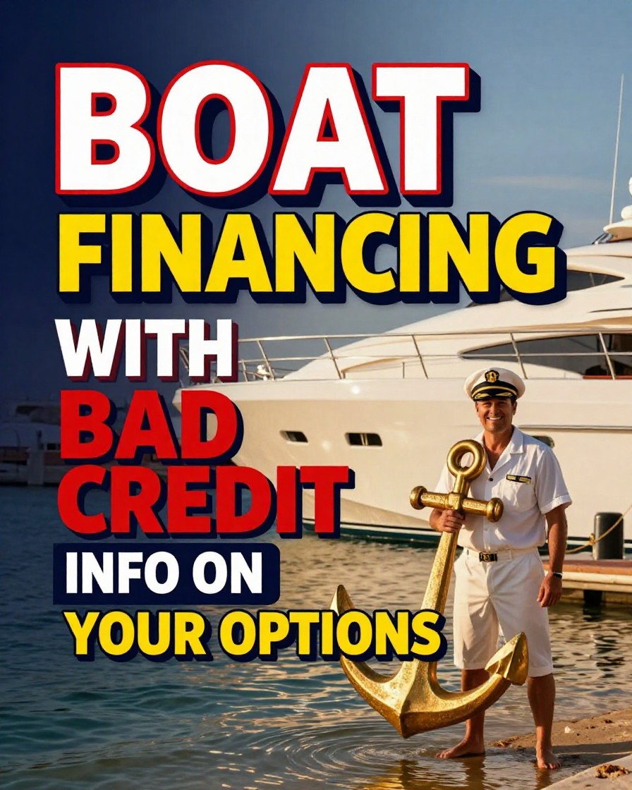 Radiant Living Society Facebook ad: Boat Financing Options for Bad Credit
