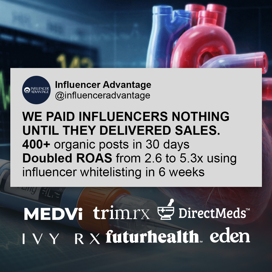Influencer Advantage Facebook ad