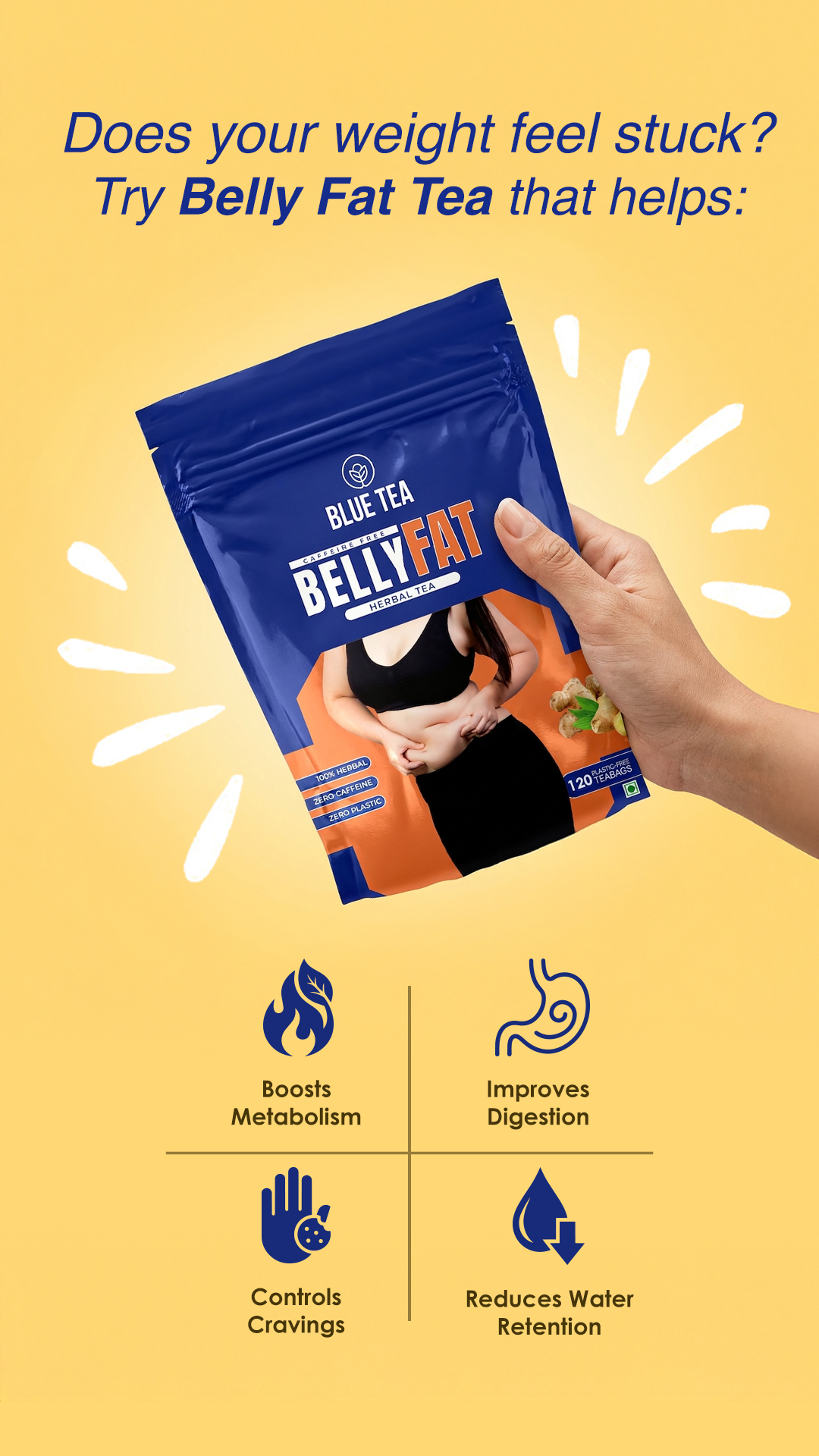 Blue Tea Facebook ad