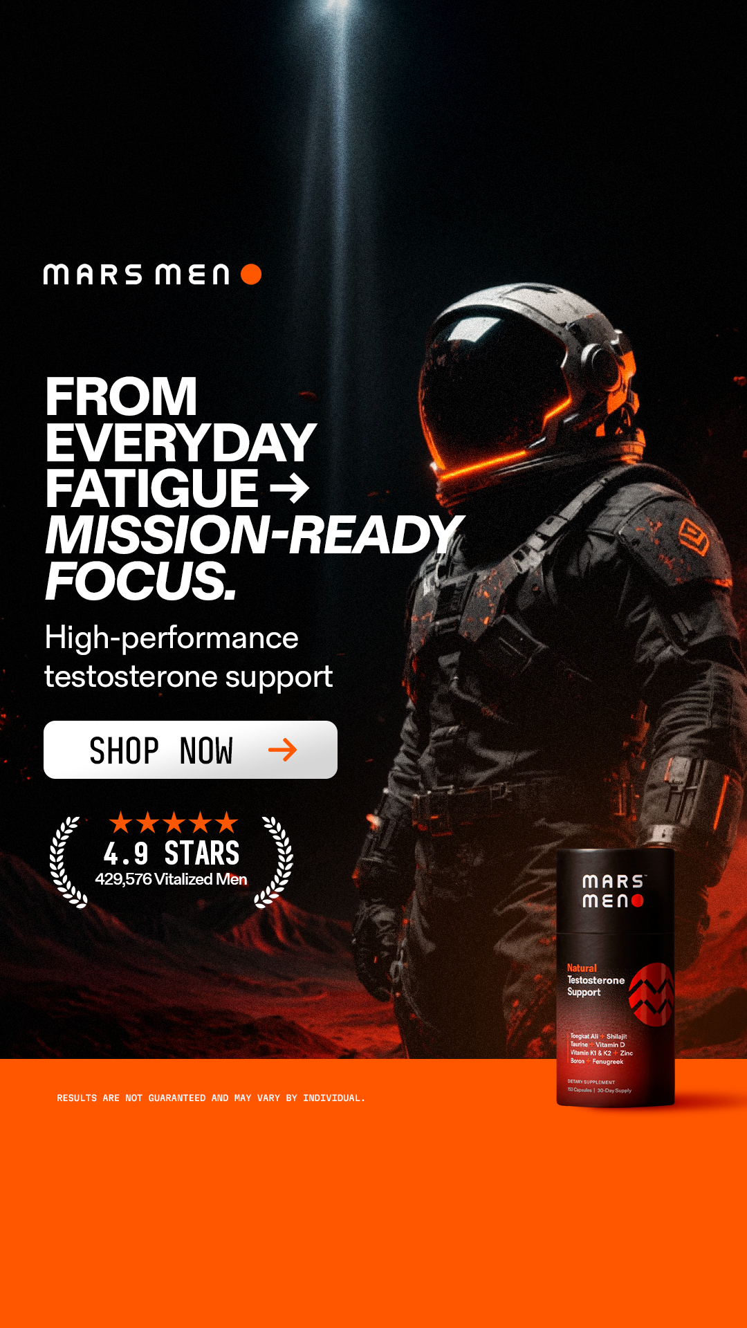 Mars Men Facebook ad