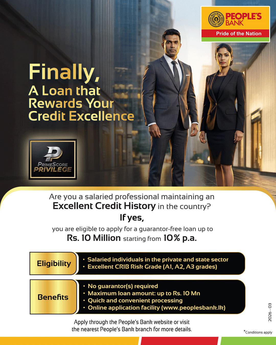 People's Bank Facebook ad