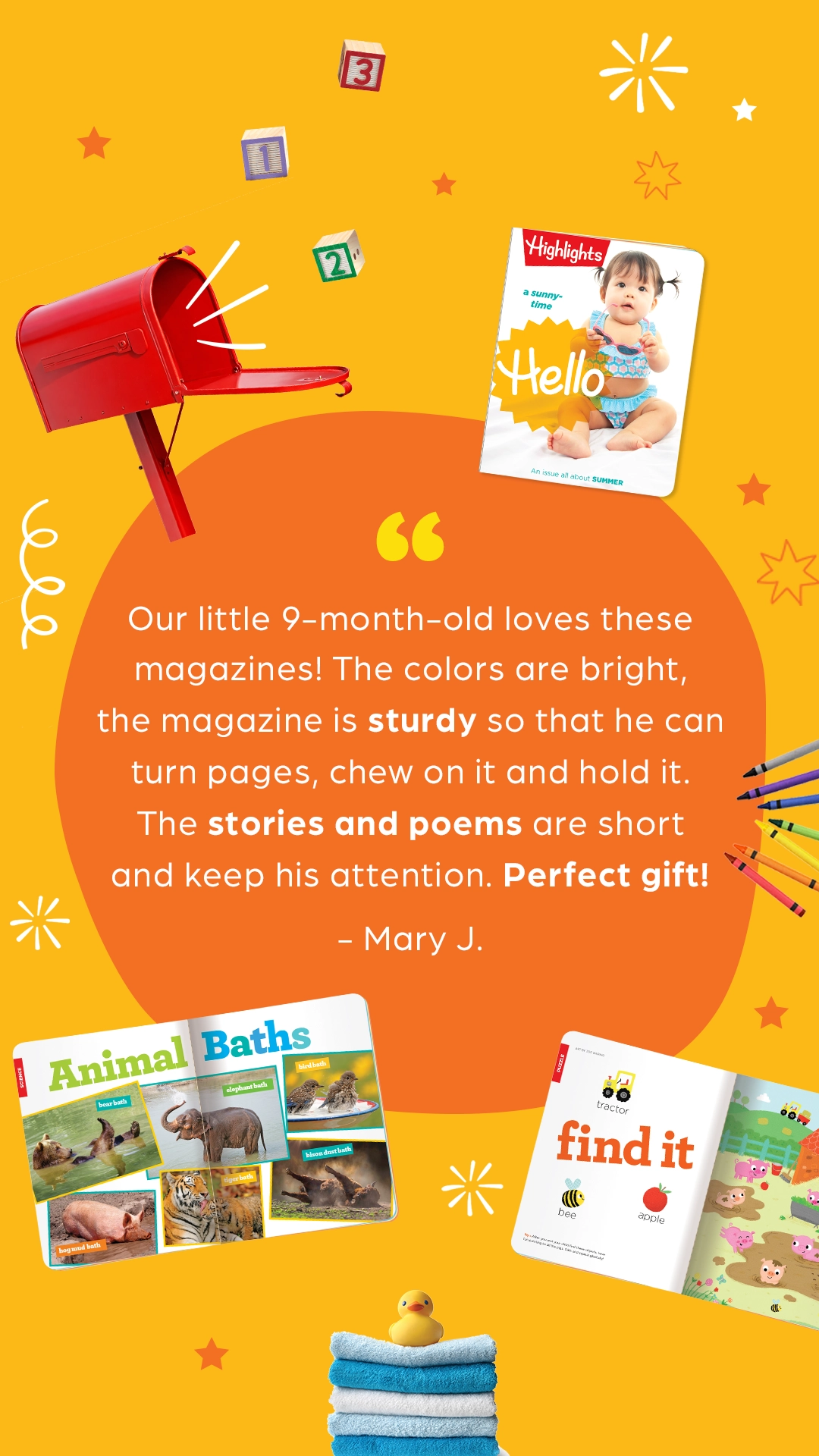 Highlights for Children Facebook ad