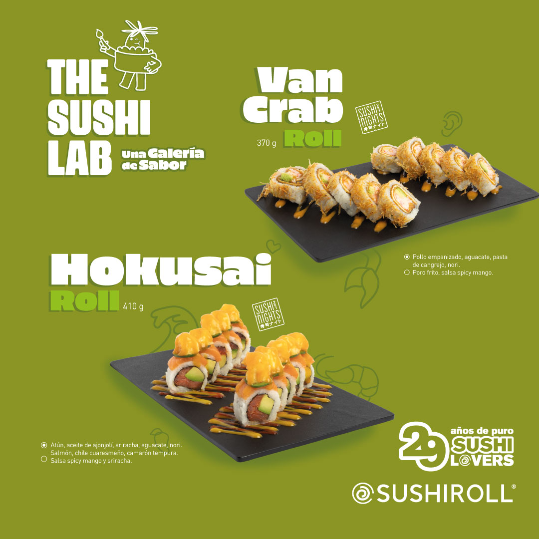 Sushi Roll Facebook ad