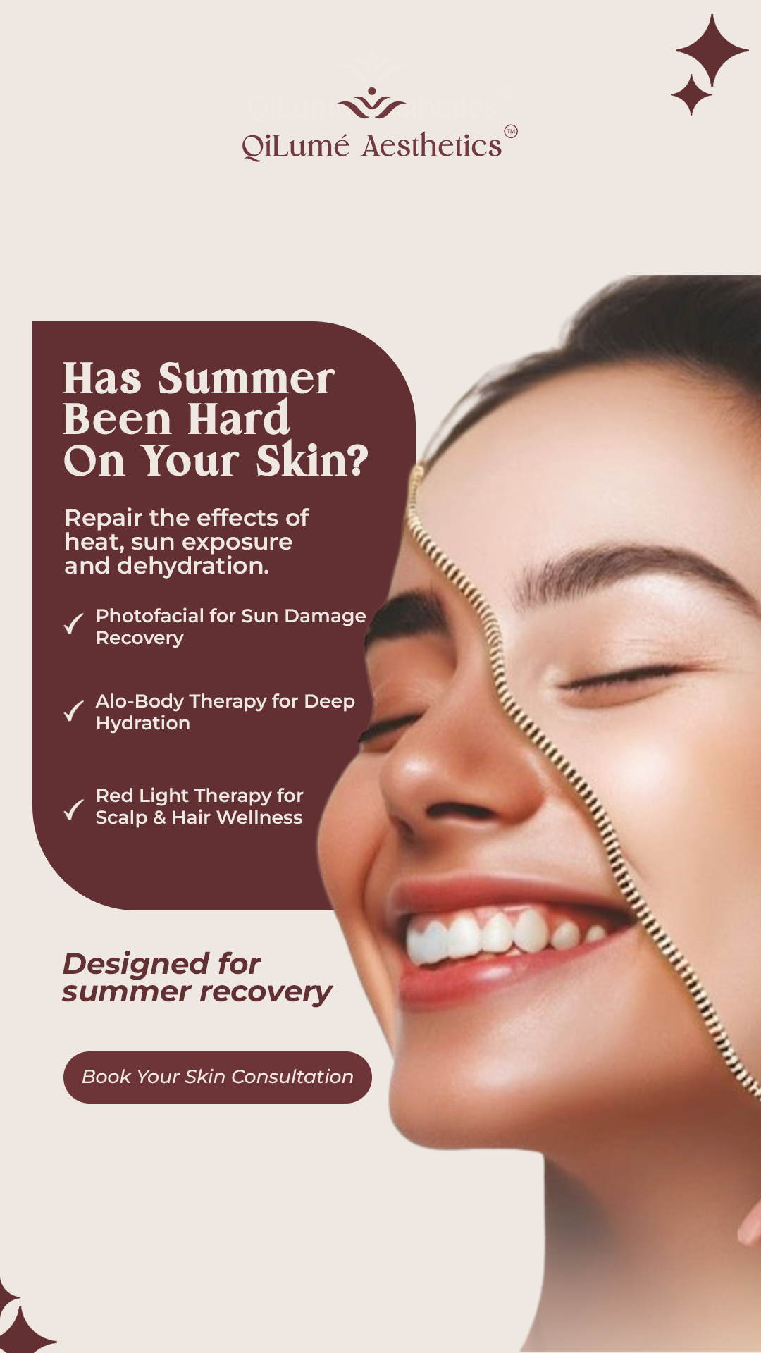 Qilumé Aesthetics Facebook ad