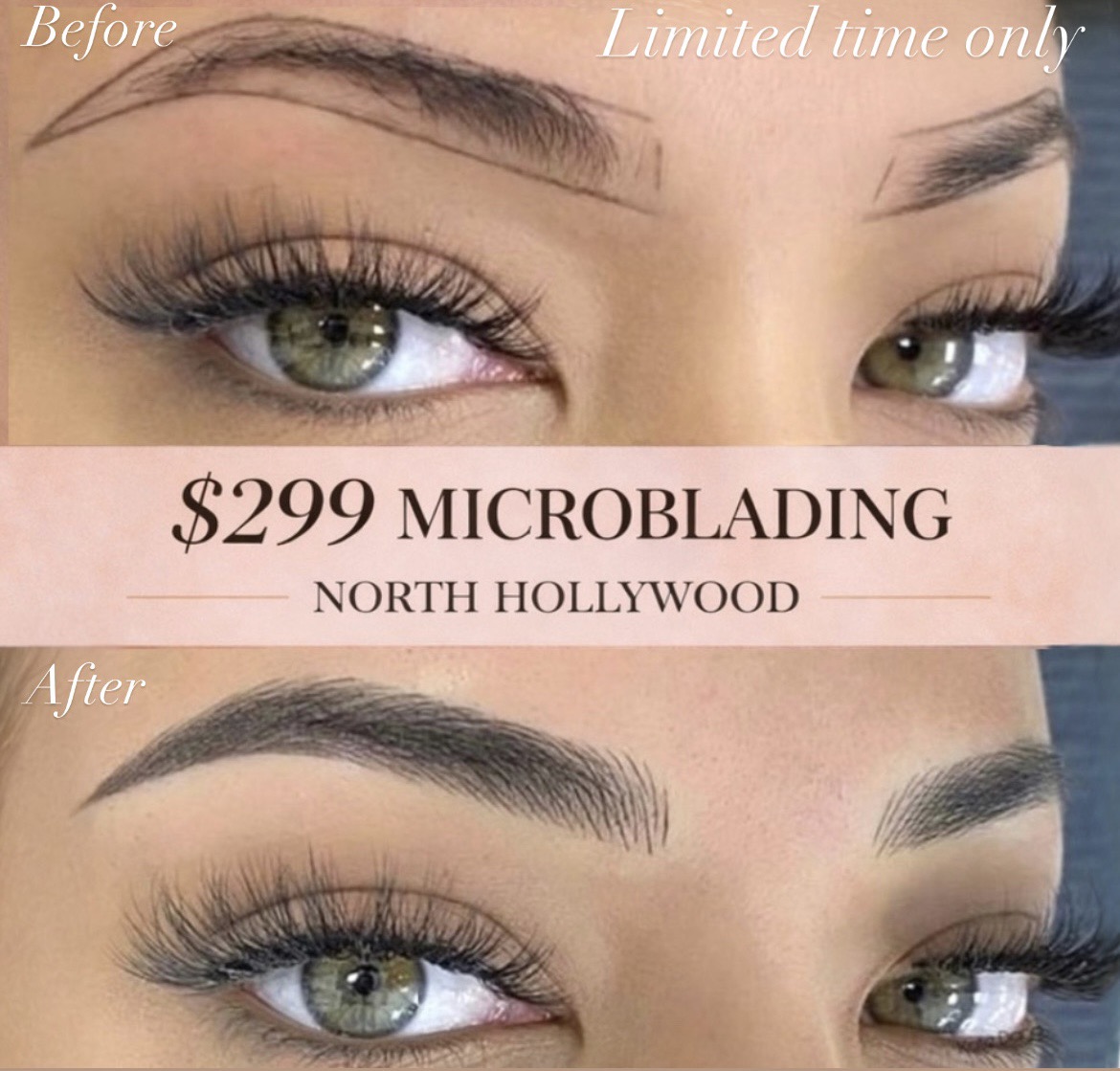 Luxury Microblading co. Facebook ad