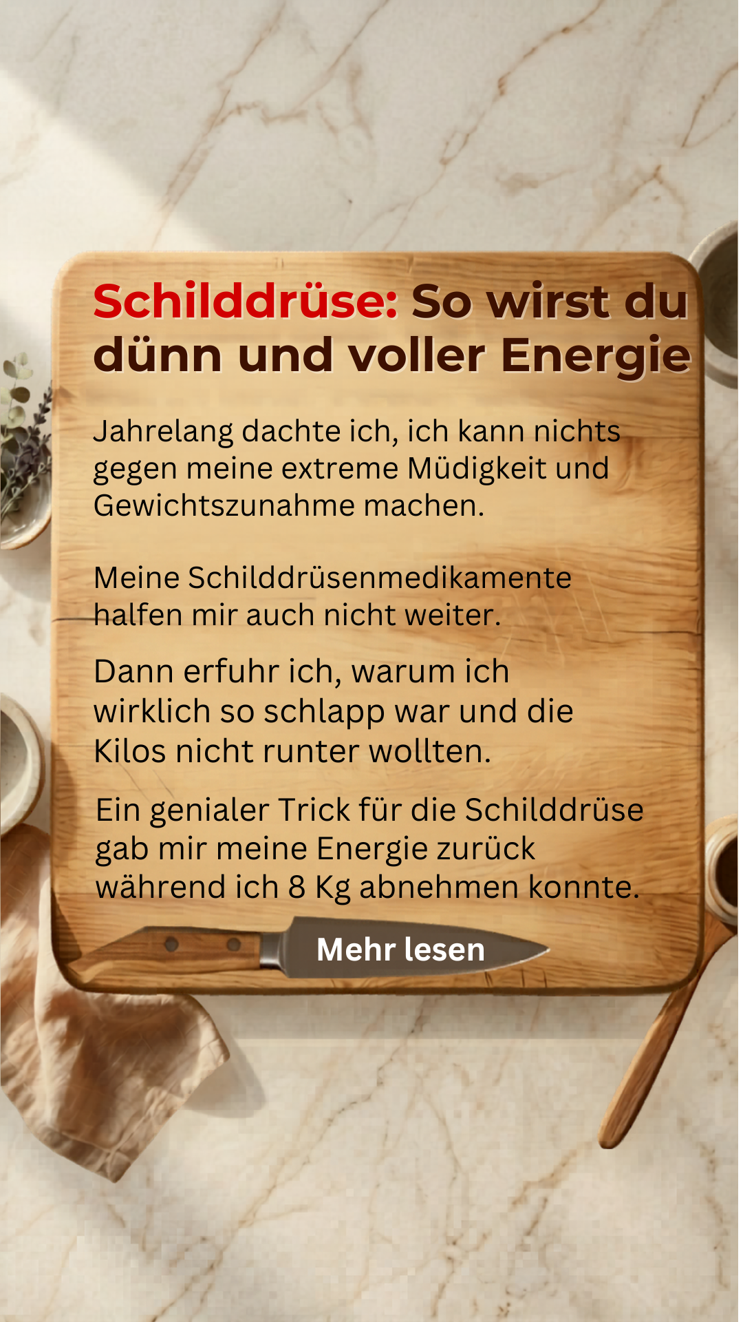 Mission Schilddrüse Facebook ad