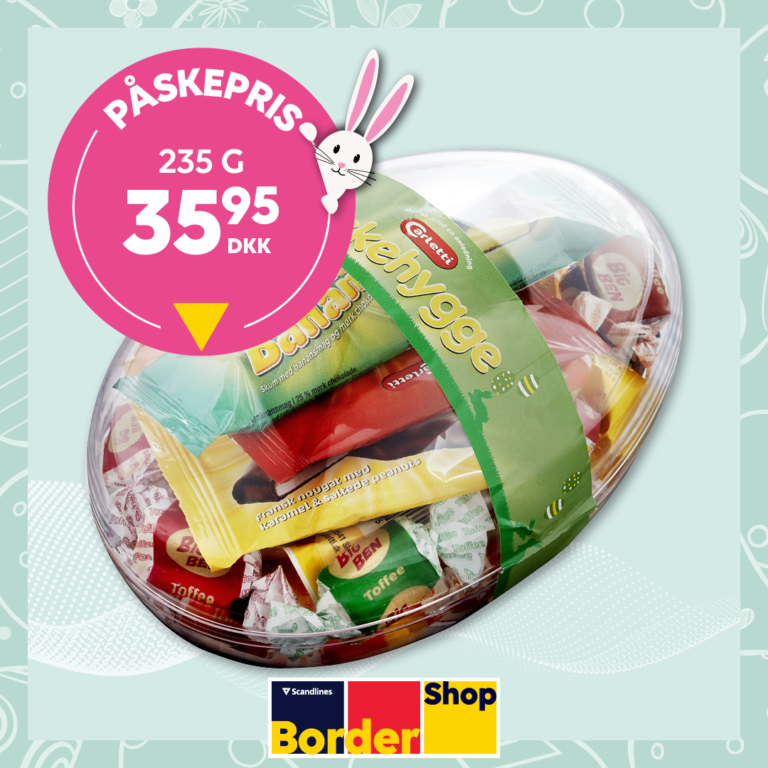 BorderShop Facebook ad: God påske og god shopping!