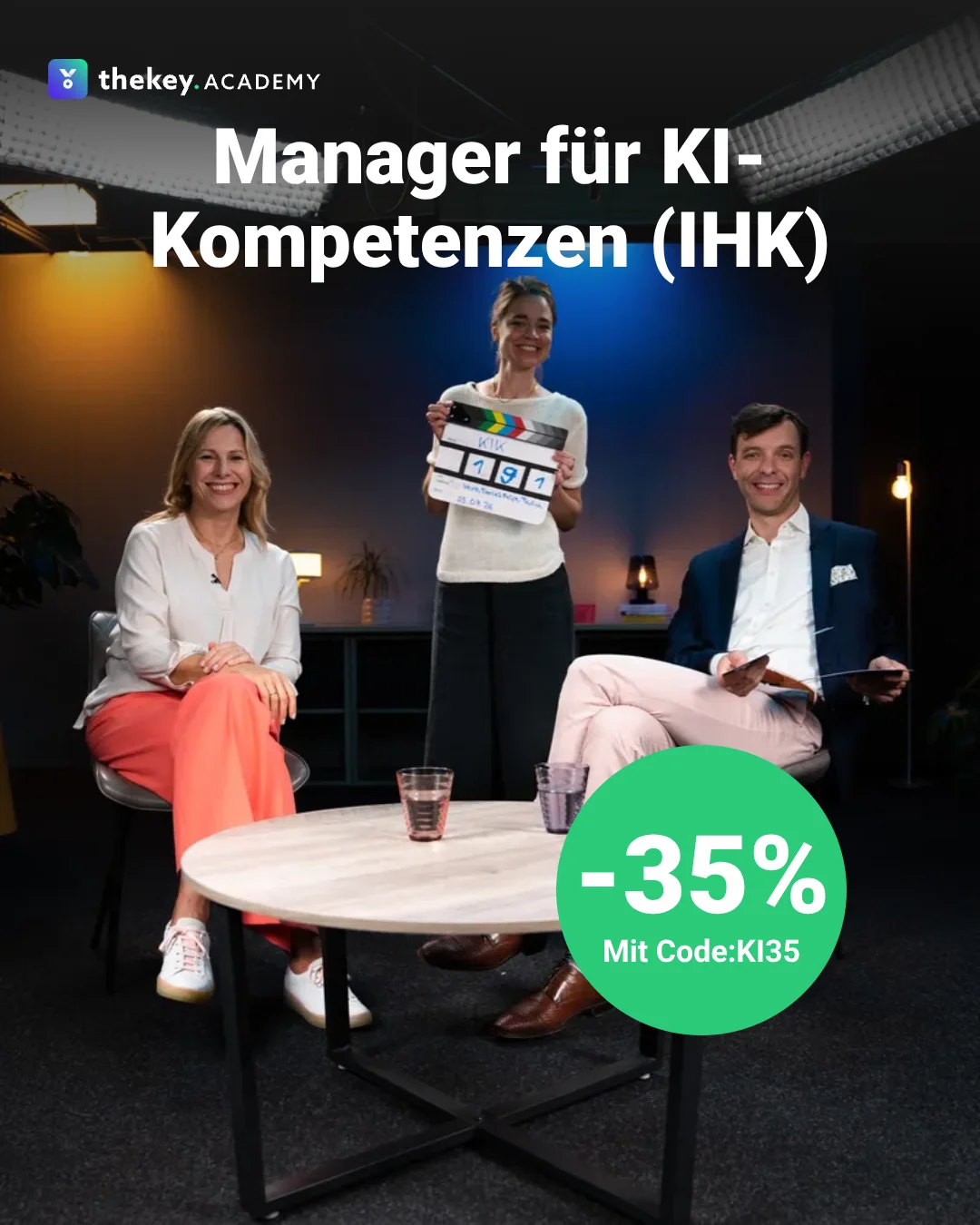 thekey.academy Facebook ad: Rabatt jetzt noch sichern