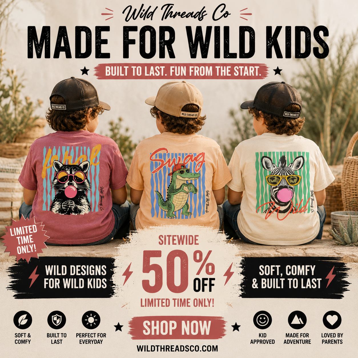 Wild Threads Co Facebook ad