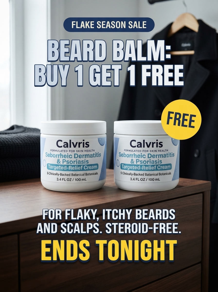 TryCalvris Facebook ad: Winter Is Malassezia Season