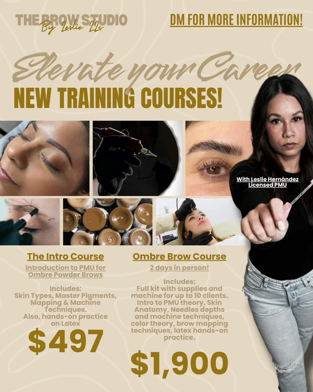 The Brow Studio By Leslie Facebook ad