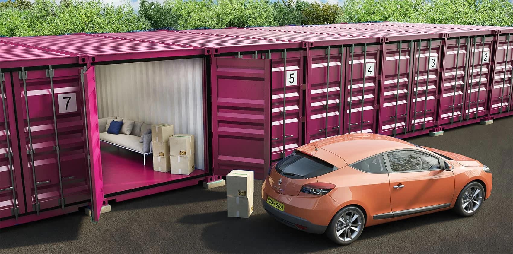 Pink Self Storage Stoke-on-Trent Facebook ad: NOW OPEN