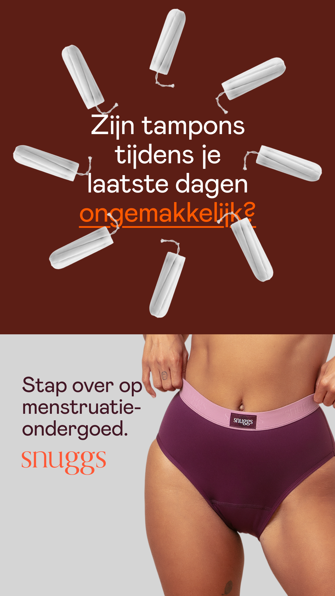 snuggs Facebook ad