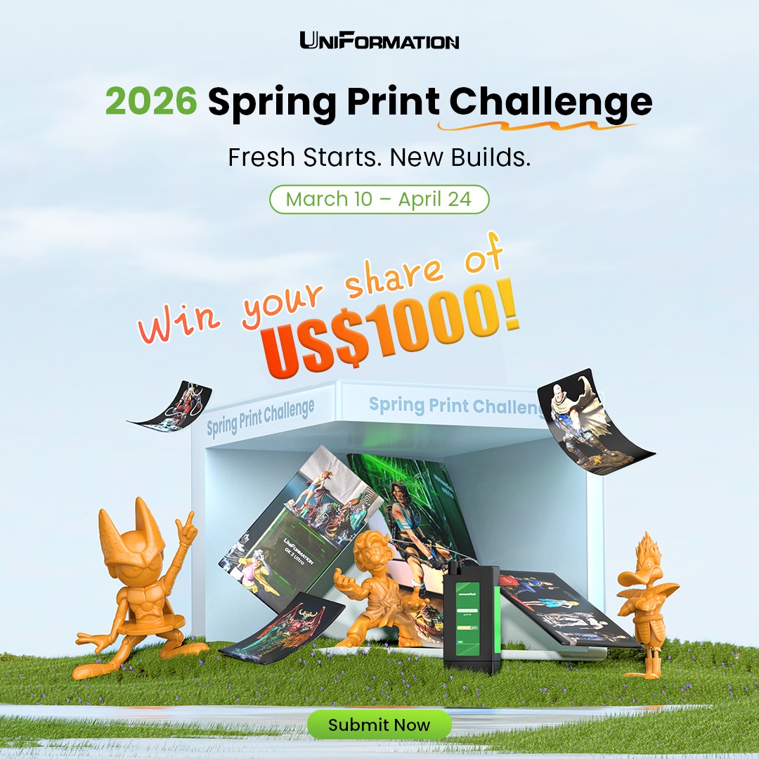 Uniformation 3D Printer Facebook ad