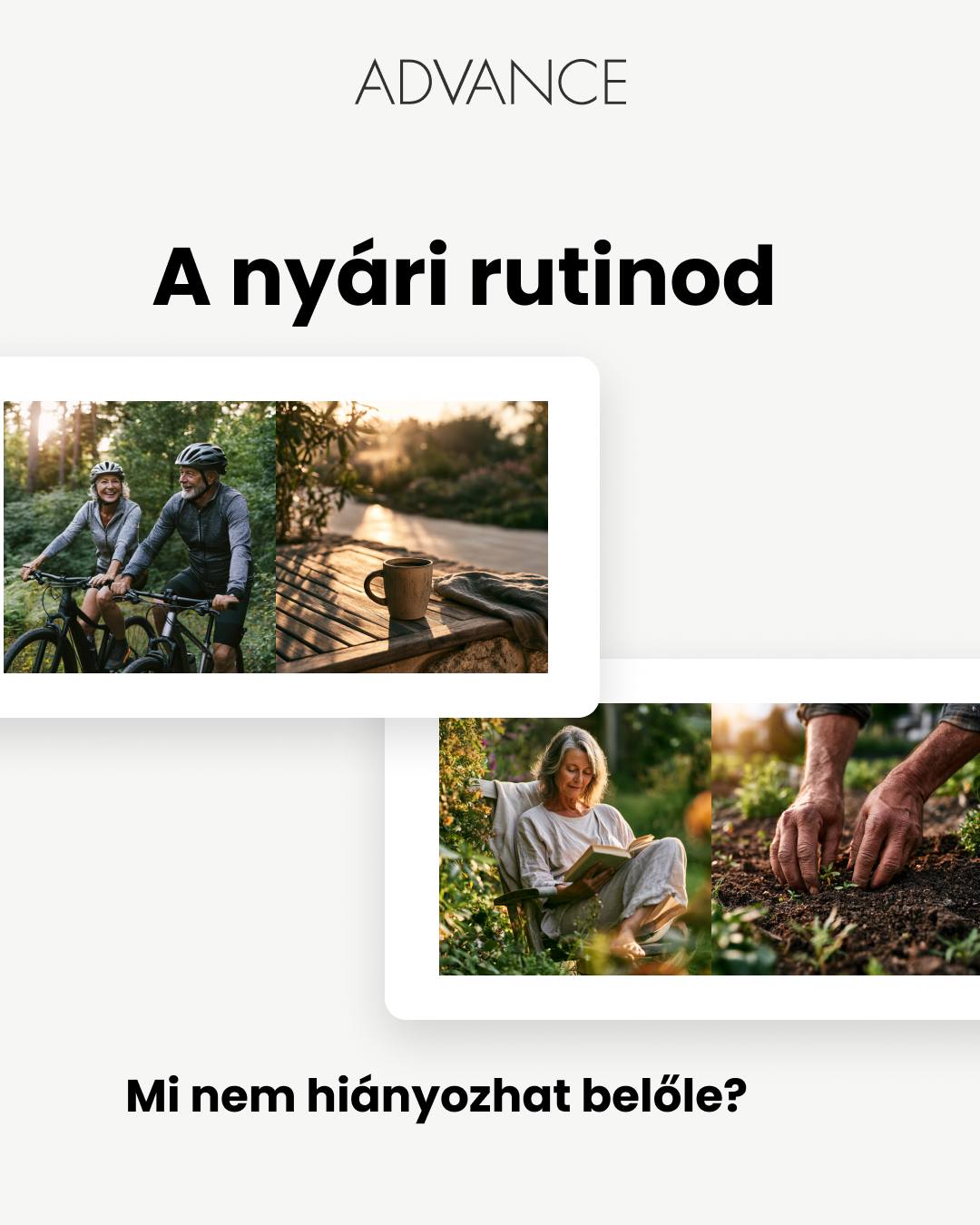 Advance HU Facebook ad: ADVANCE nutraceutics
