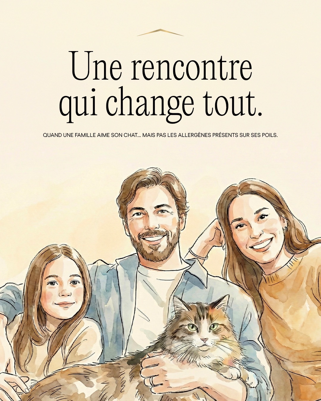ProPlan France Facebook ad: Parce qu’entre un humain et son chat, il…