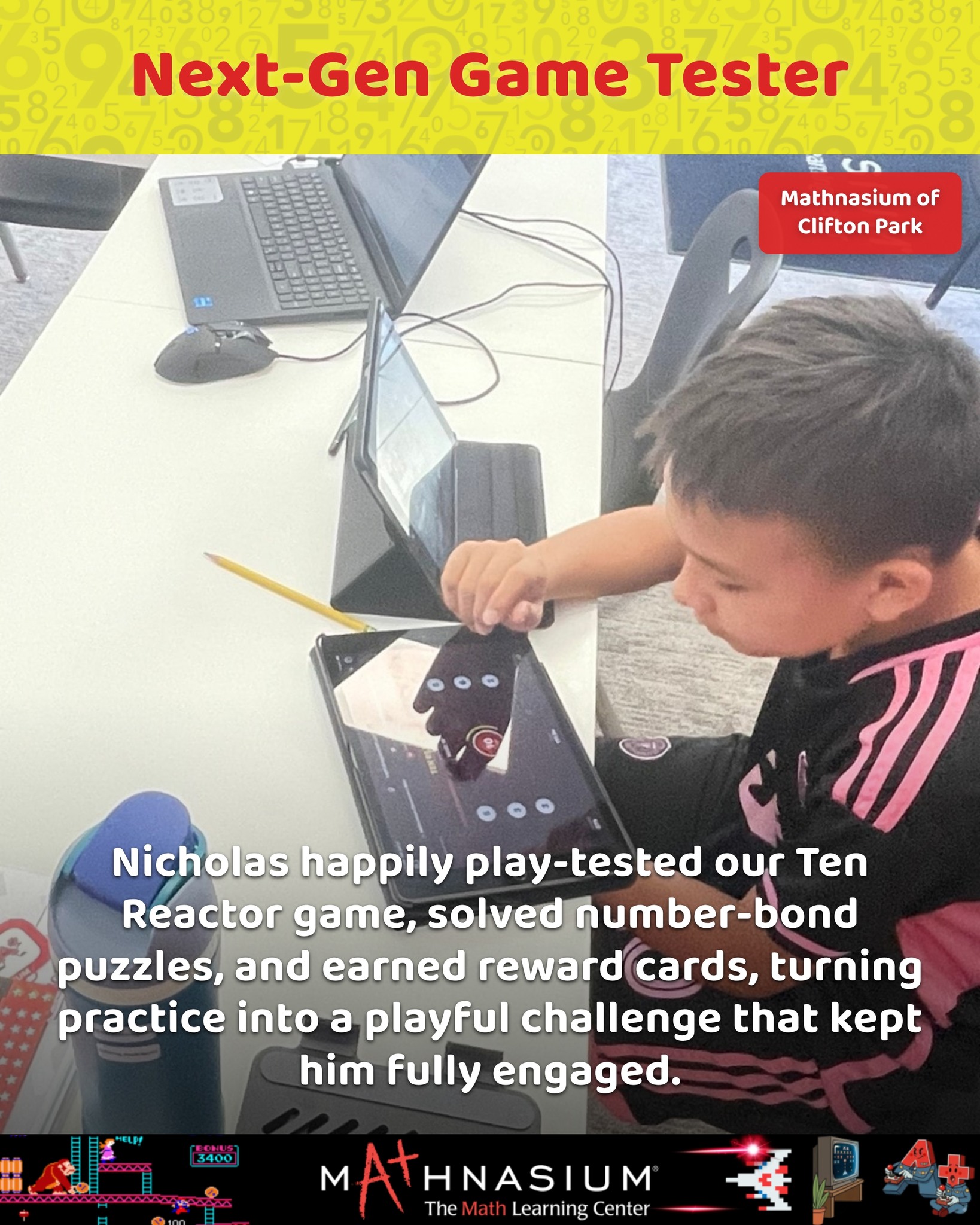 Mathnasium of Clifton Park Facebook ad: A student taking the lead makes practice feel…