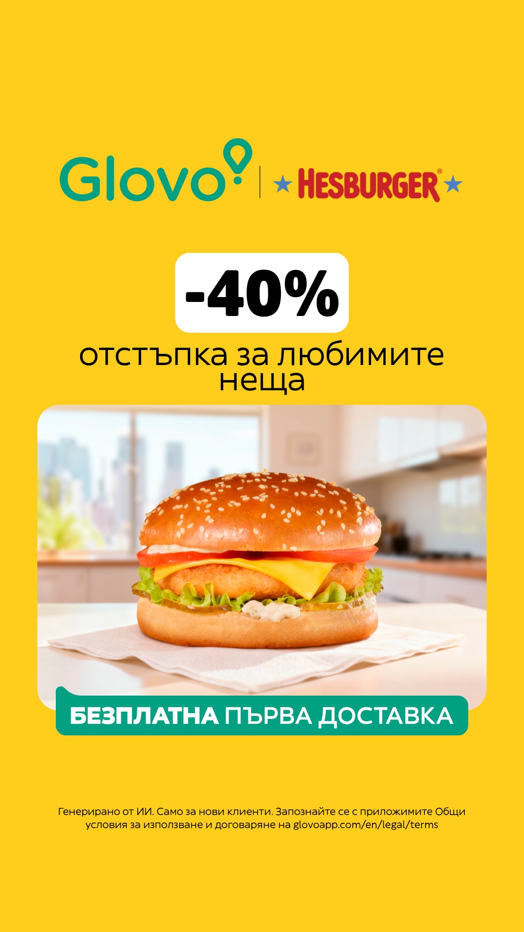 Glovo Facebook ad