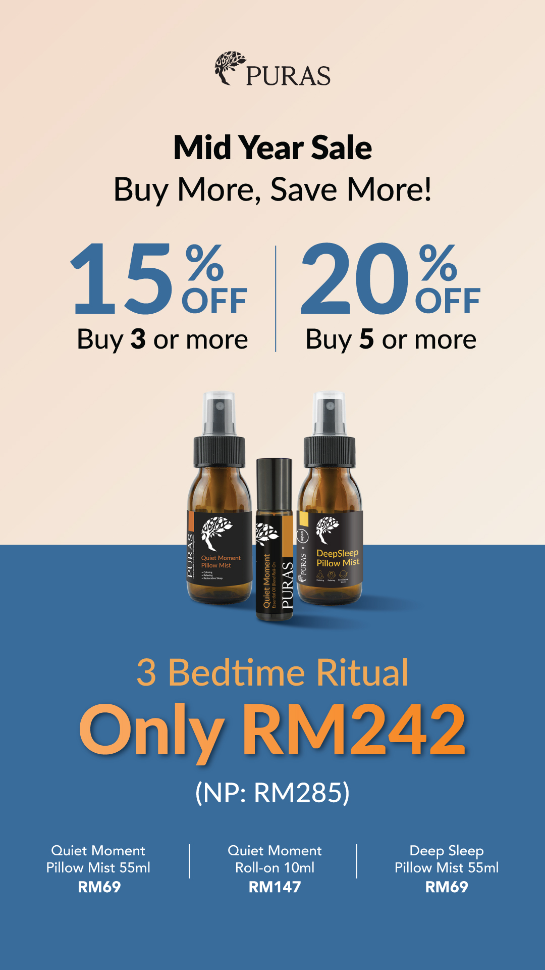 PURAS Malaysia Facebook ad from Jul 8, 2026
