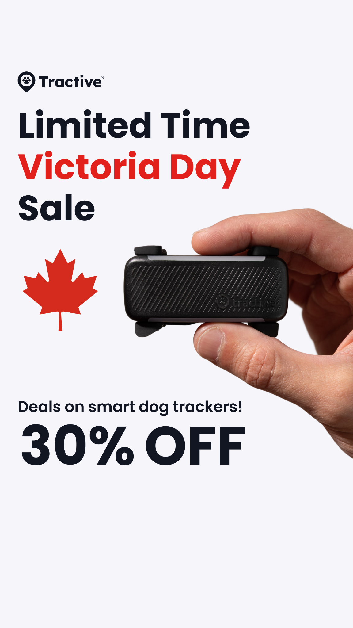 Tractive Facebook ad