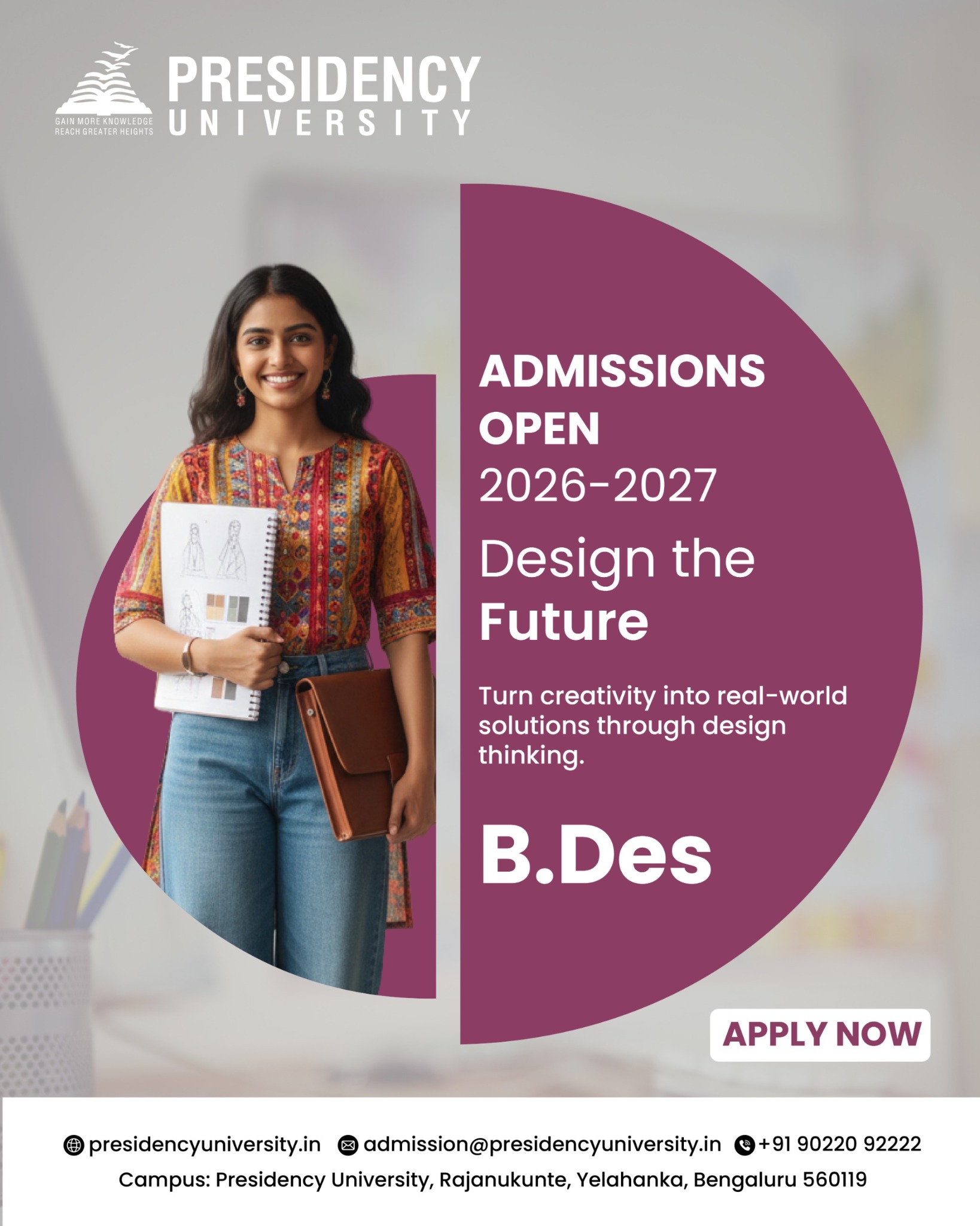 Presidency University Facebook ad