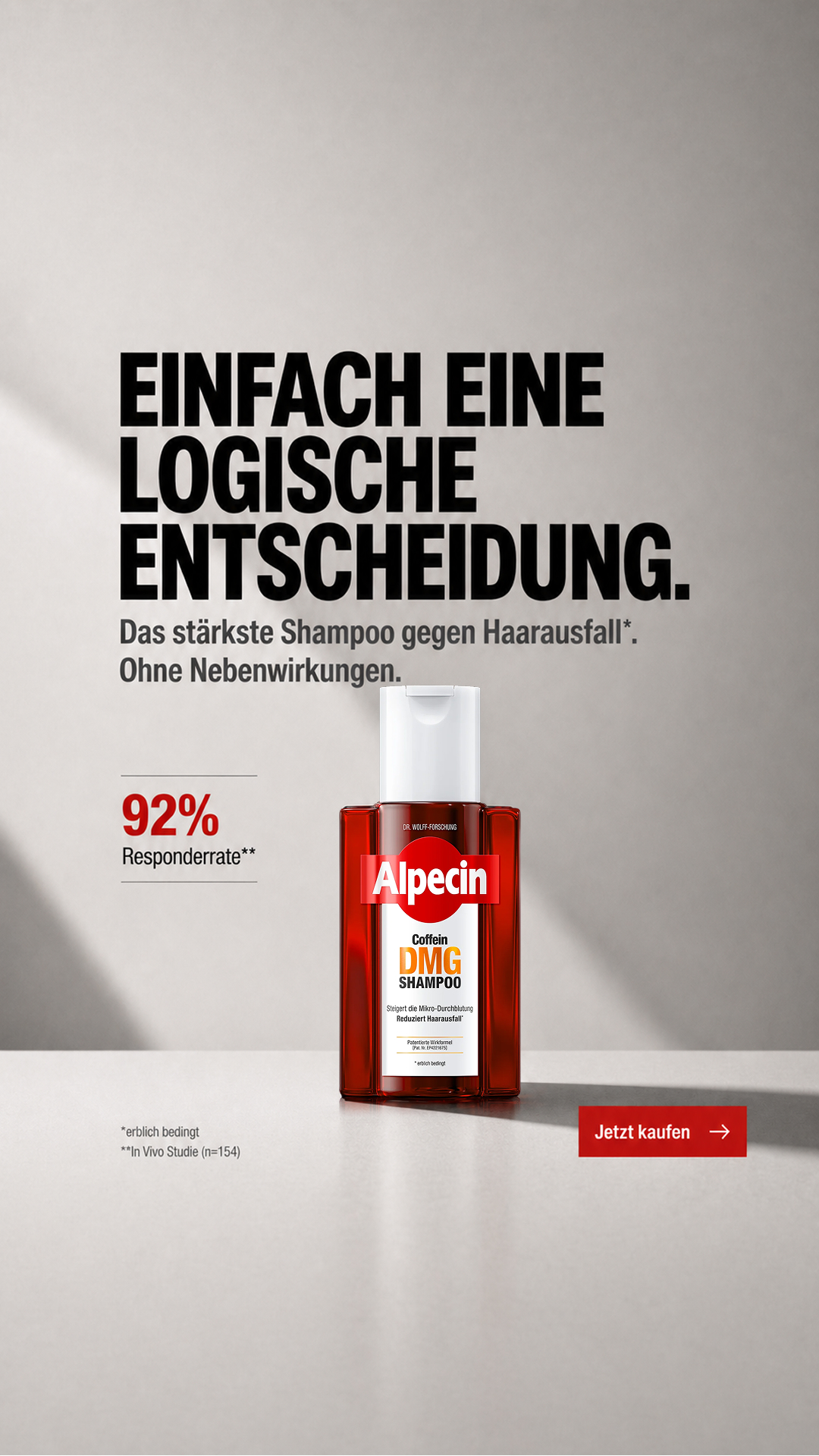 Alpecin Facebook ad