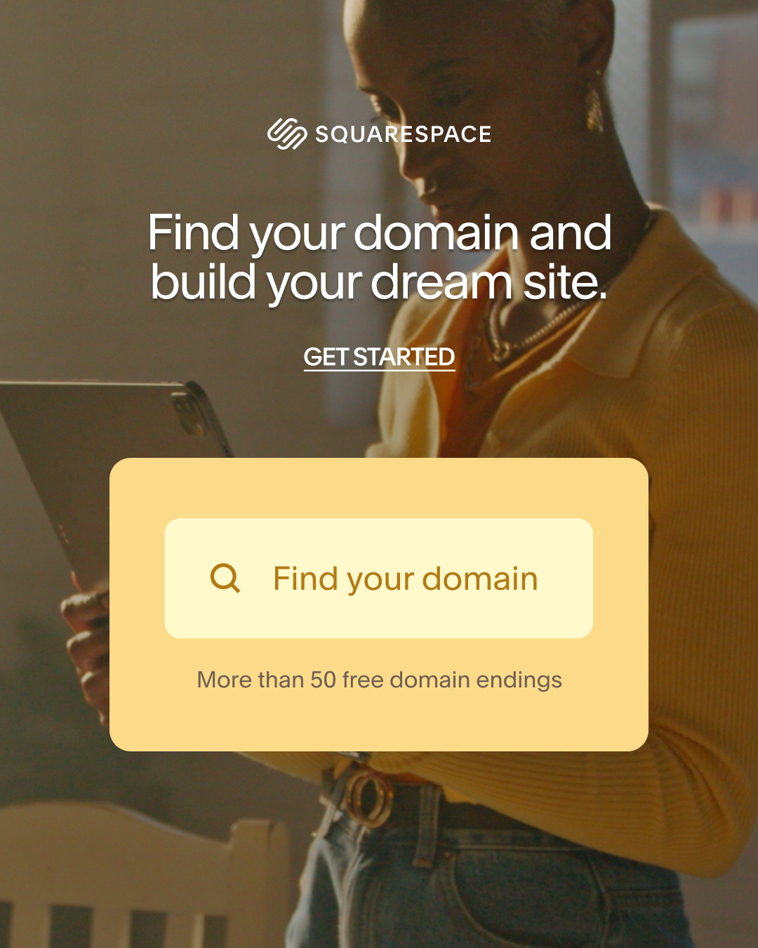 Squarespace Facebook ad