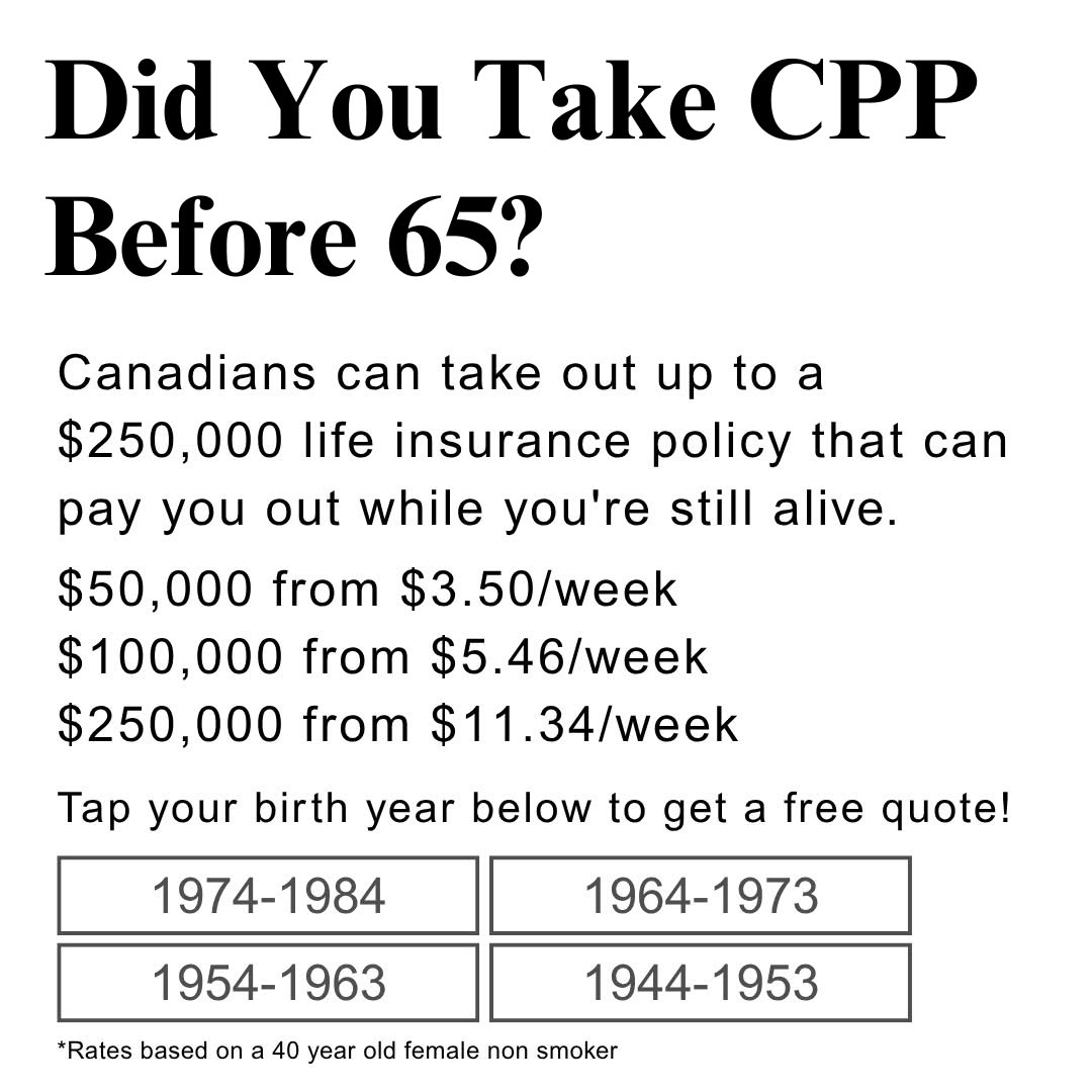 Canadian Life Rates Facebook ad