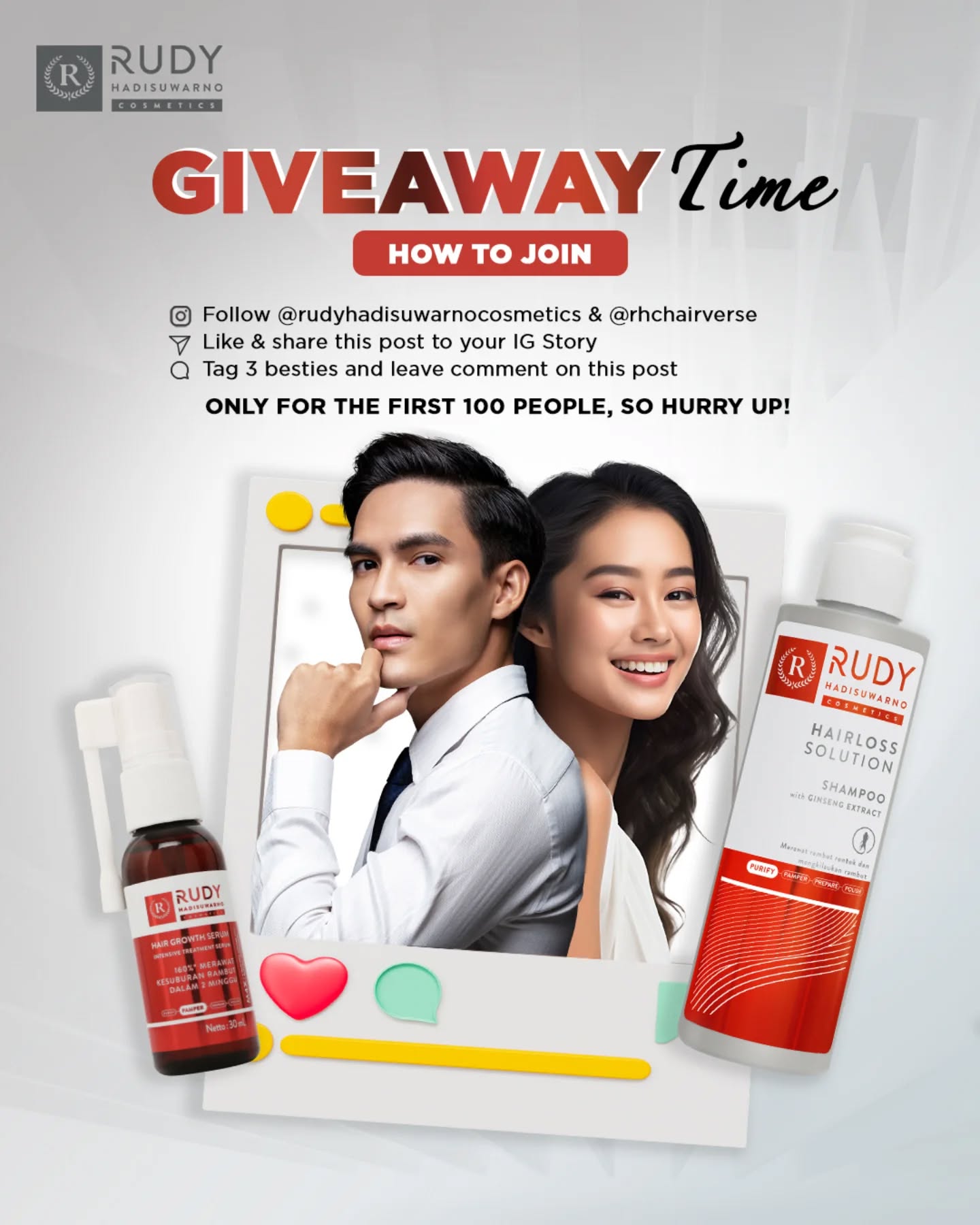 Rudy Hadisuwarno Cosmetics Facebook ad: RHC Hairverse (@rhchairverse) • Instagram photos and videos
