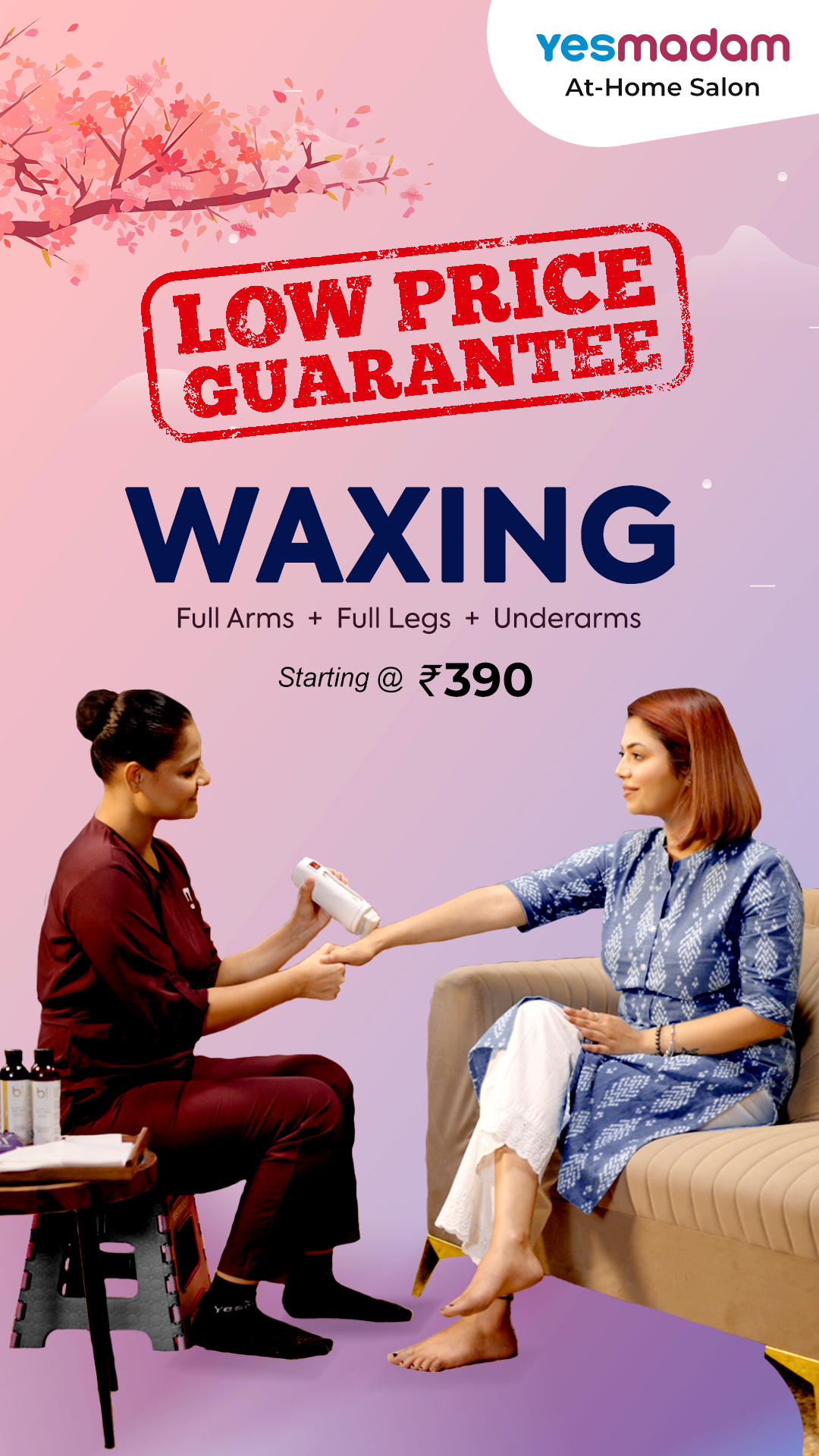 Yes Madam - Salon Services Facebook ad