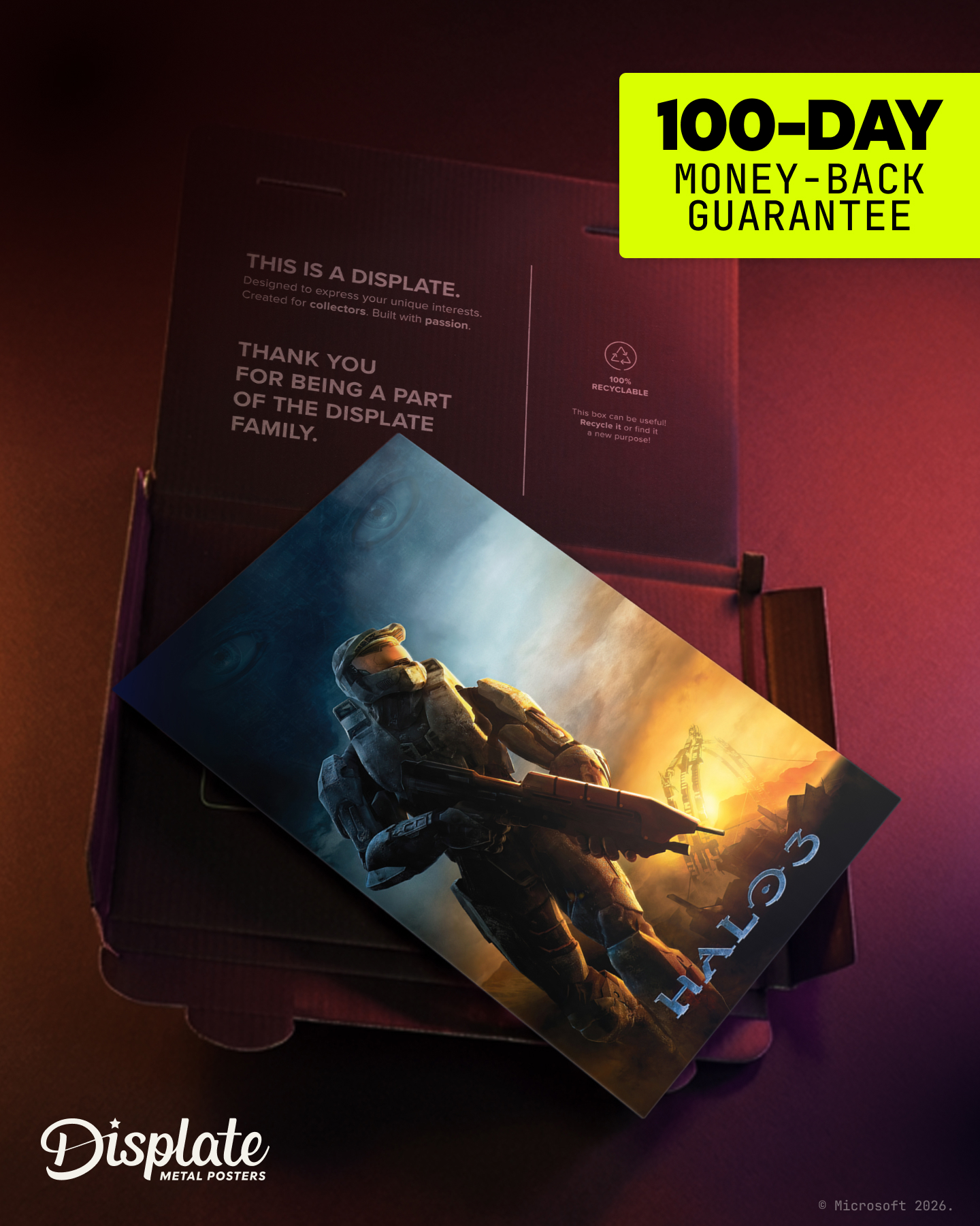 Displate Facebook ad