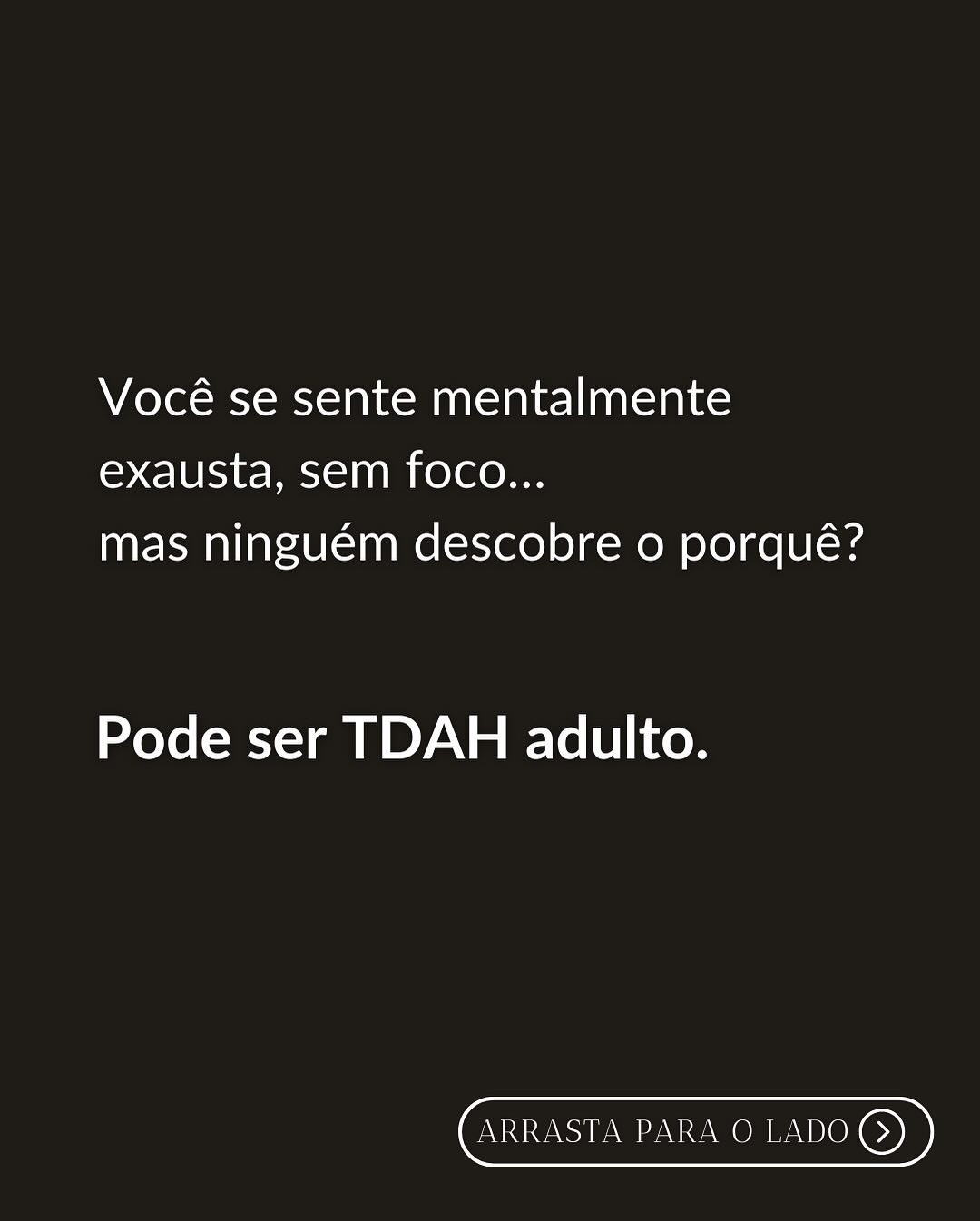 Dra. Renata Carvalho - Médica Psiquiatra Facebook ad: TDAH adulto não é modinha.
