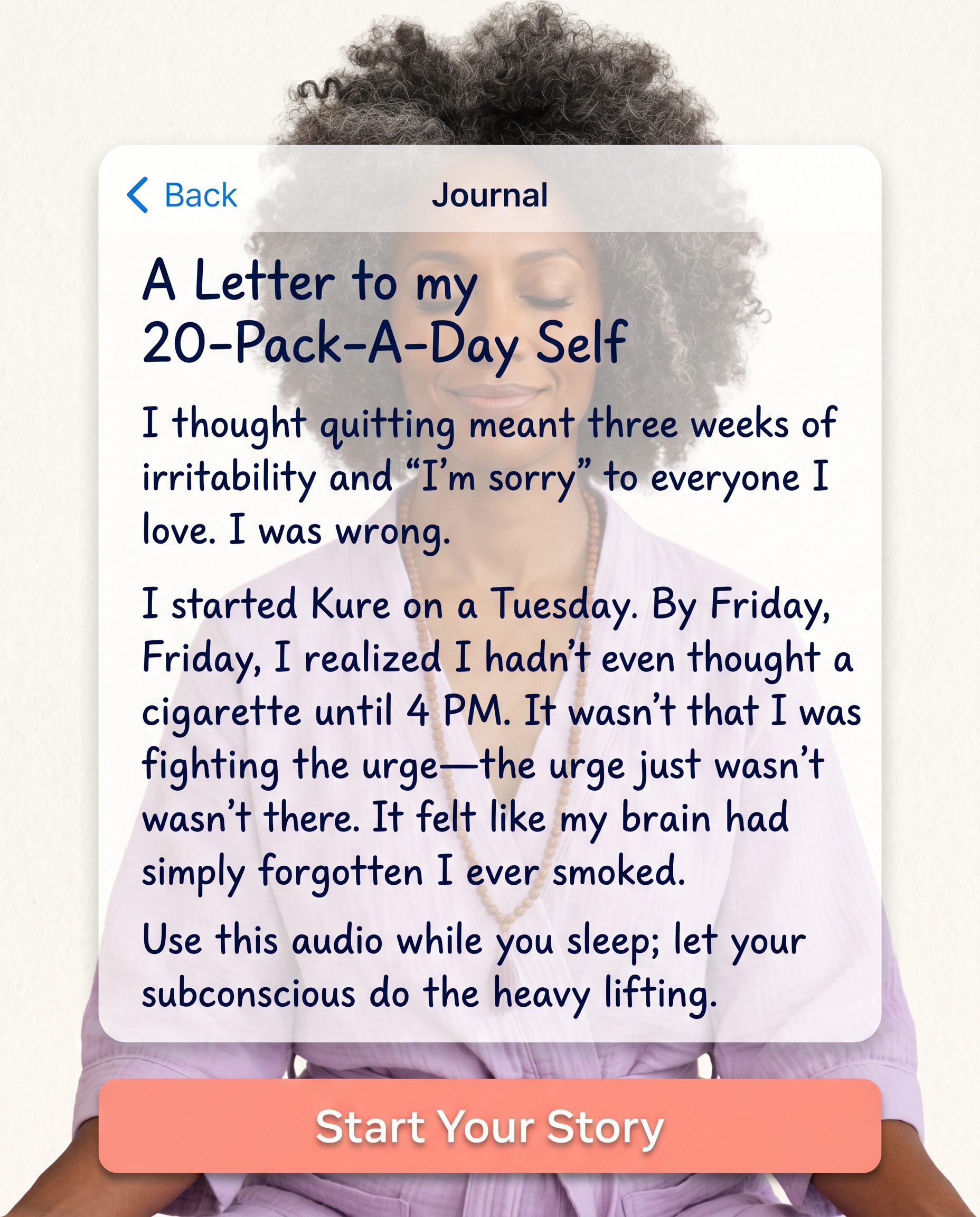 Hypnosis to Stop Smoking Facebook ad