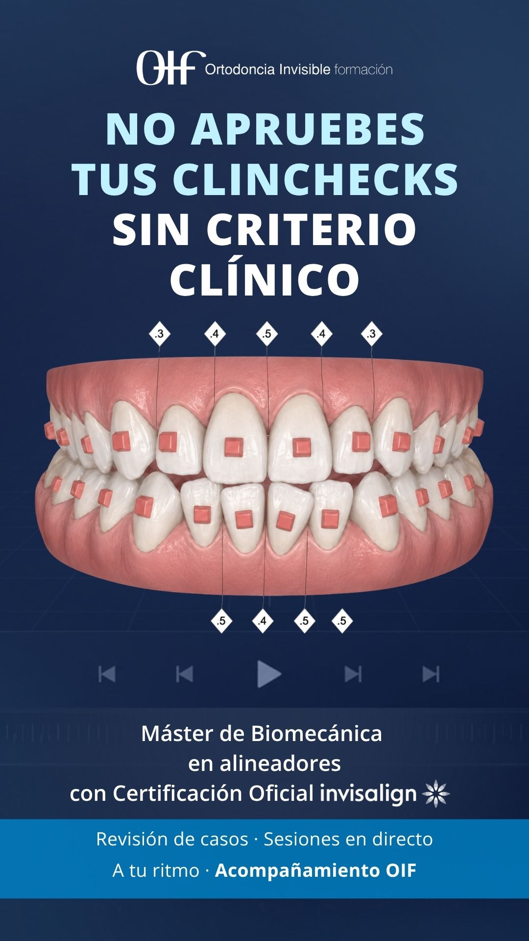 OIF Ortodoncia Invisible formacion Facebook ad: Aprende a planificar y tratar con seguridad