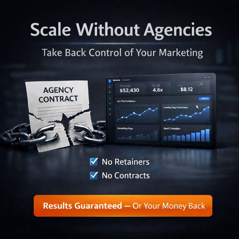 Sales Octopus Facebook ad: Replace Your $1,000/Month Agency With AI