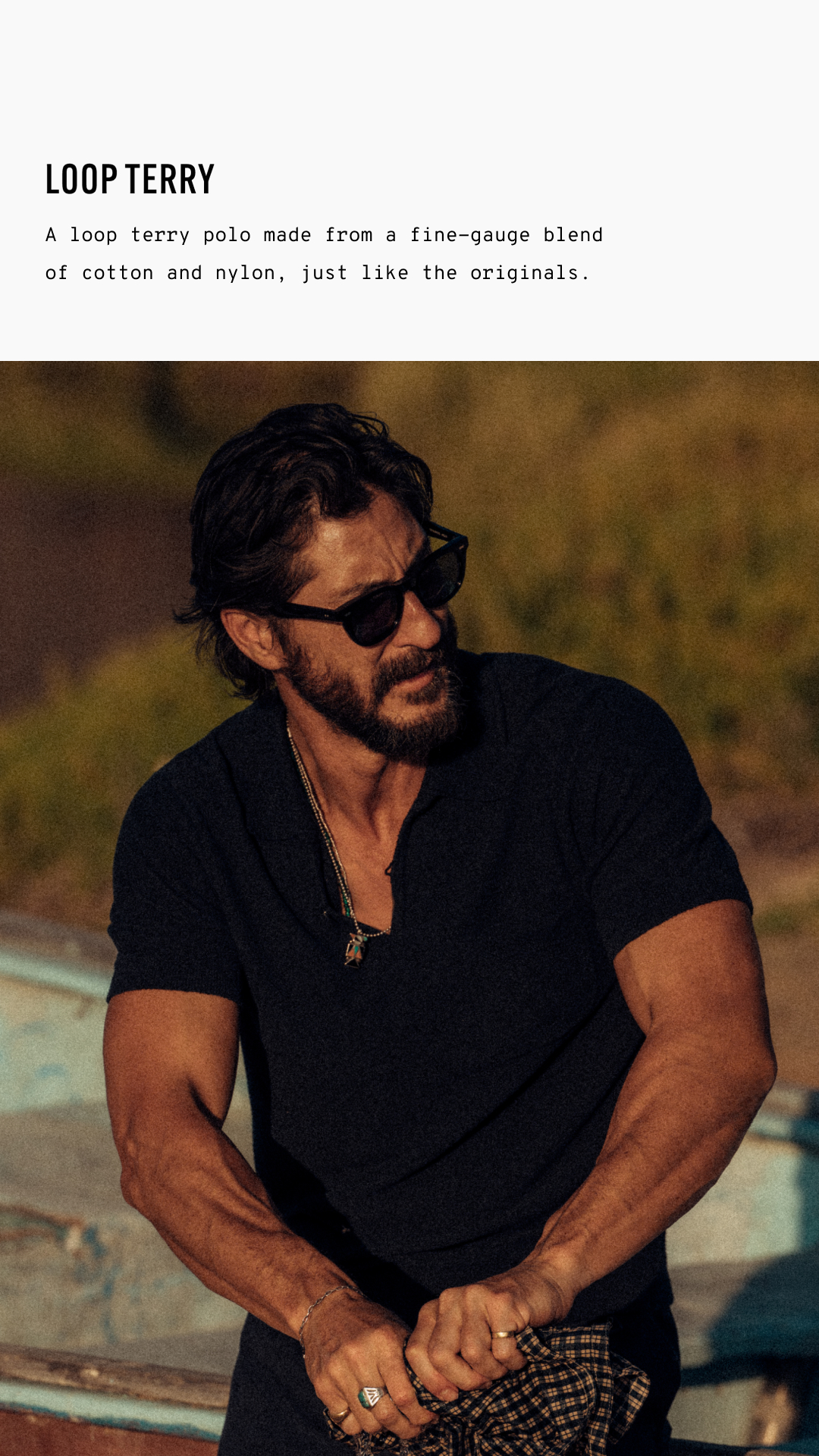Buck Mason Facebook ad