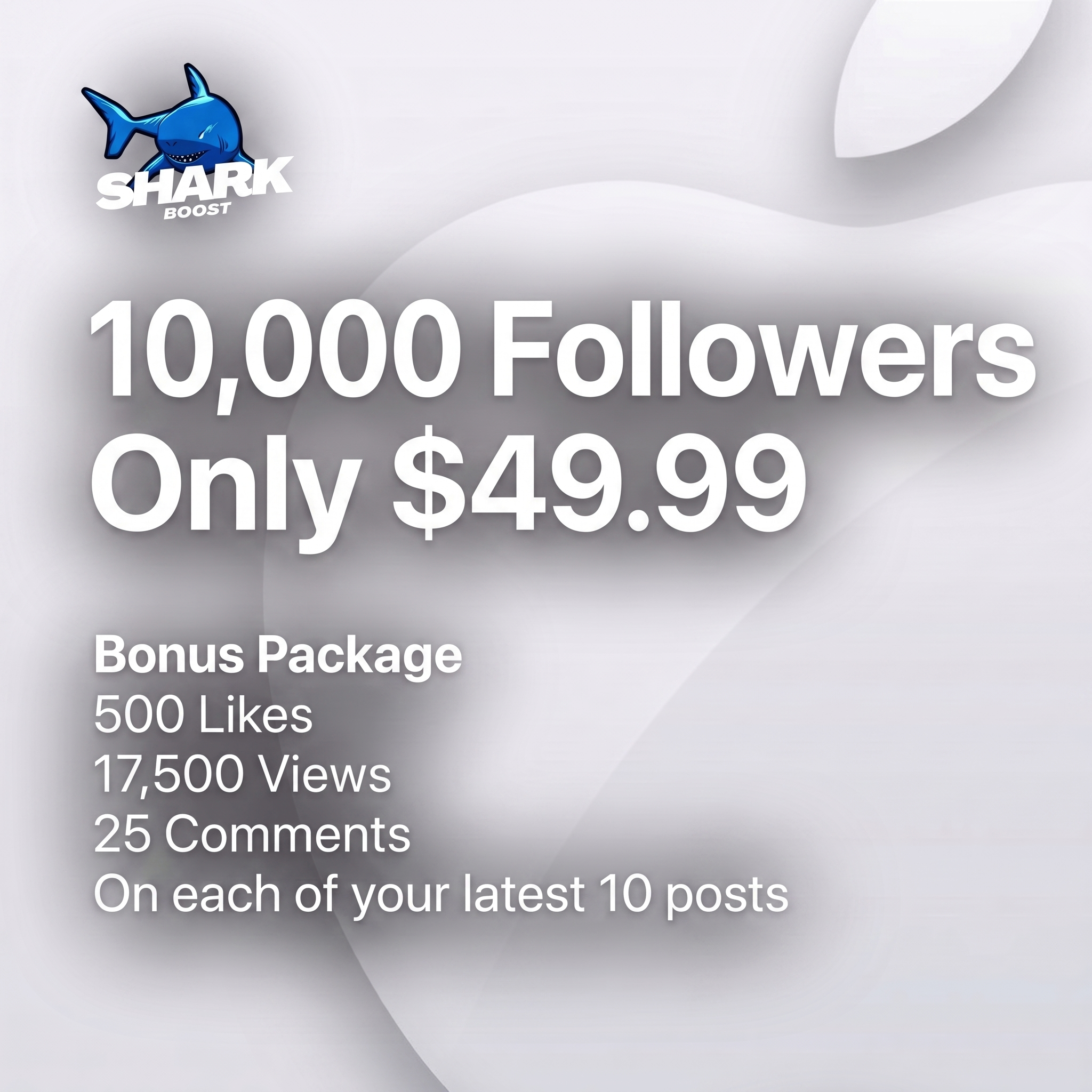 Sharkboost Facebook ad: SharkBoost - Boost Your Social Media Presence