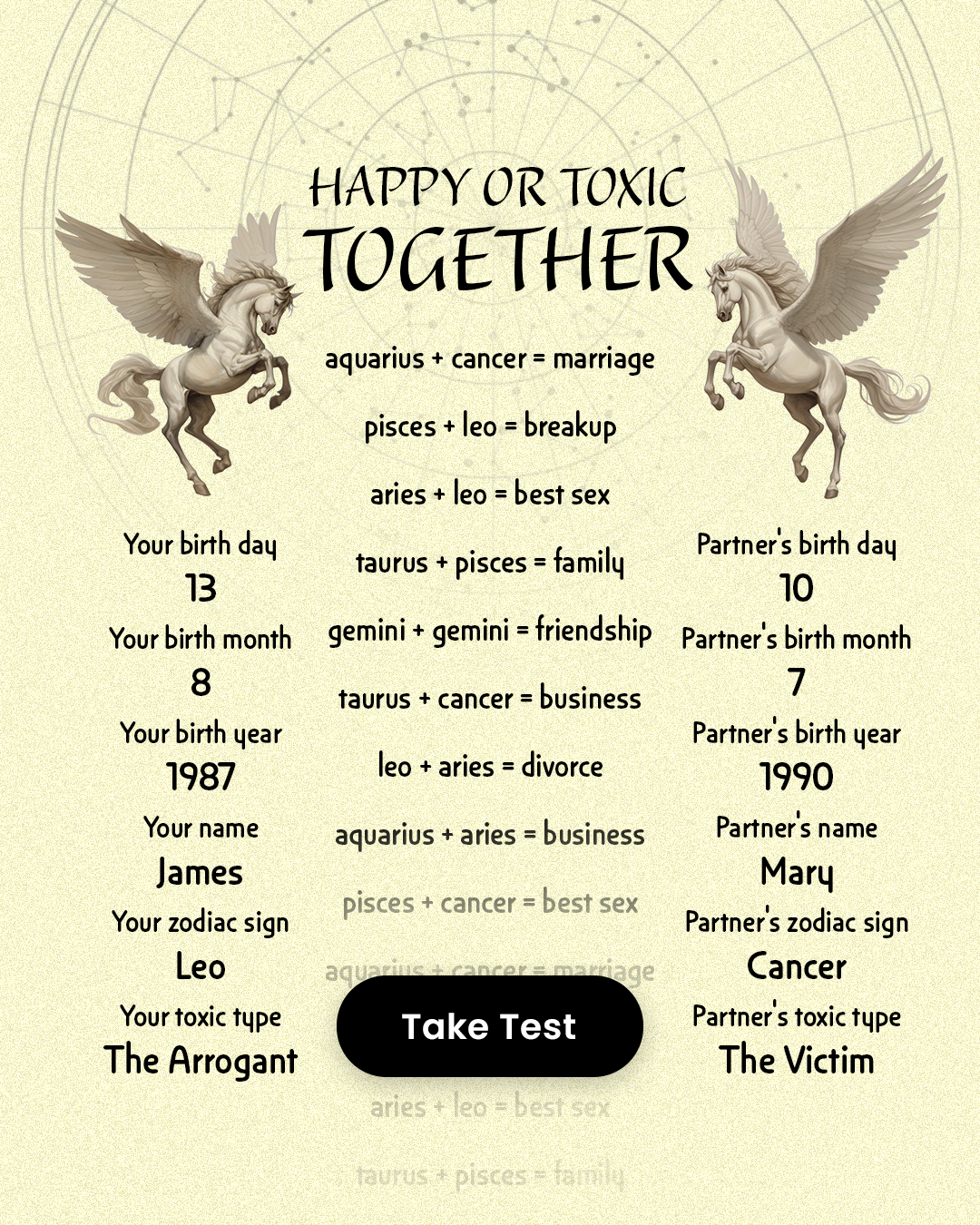 Astro: Astrology & Horoscope Facebook ad: Check Your Compatibility in 3 Mins