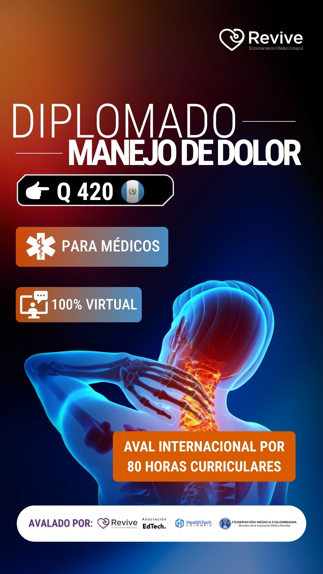 Revive Entrenamiento Médico Facebook ad