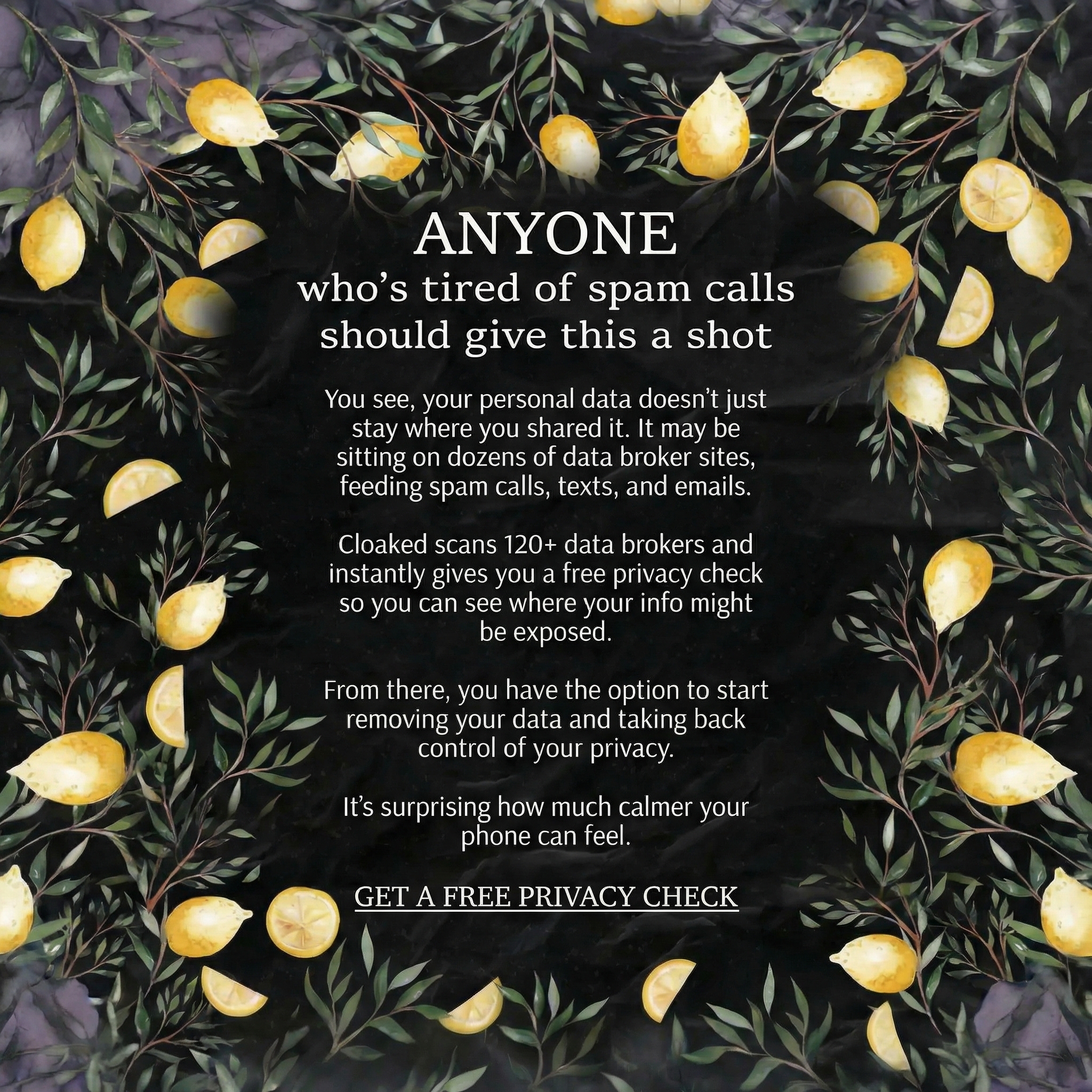 Cloaked Inc. Facebook ad