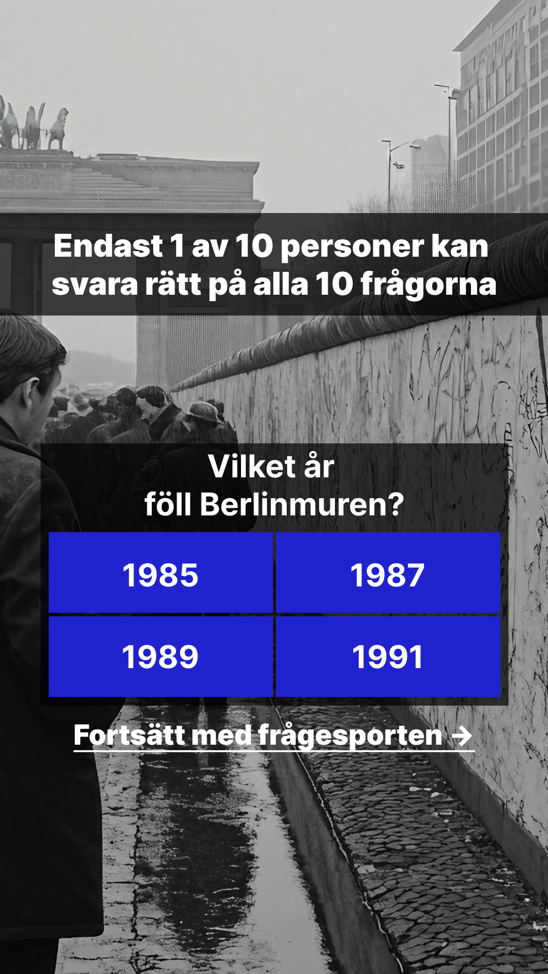 International Brain Test Facebook ad