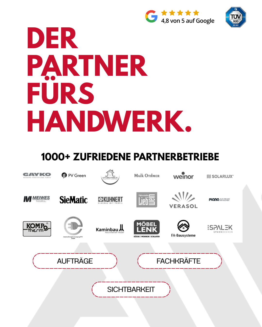 A&M - Branchenpartner für Fachfirmen rund ums Haus Facebook ad