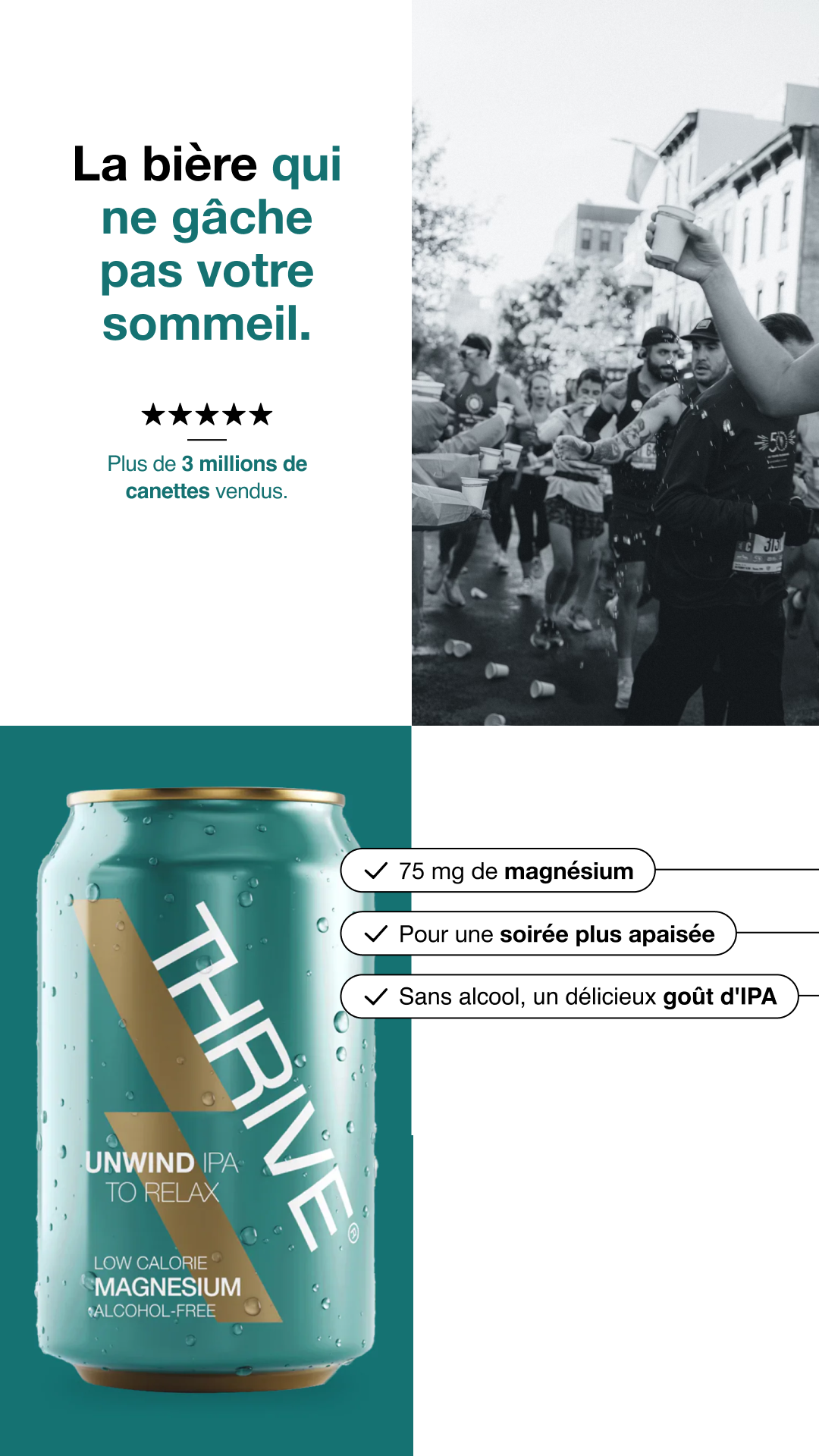 Thrive Beer Facebook ad
