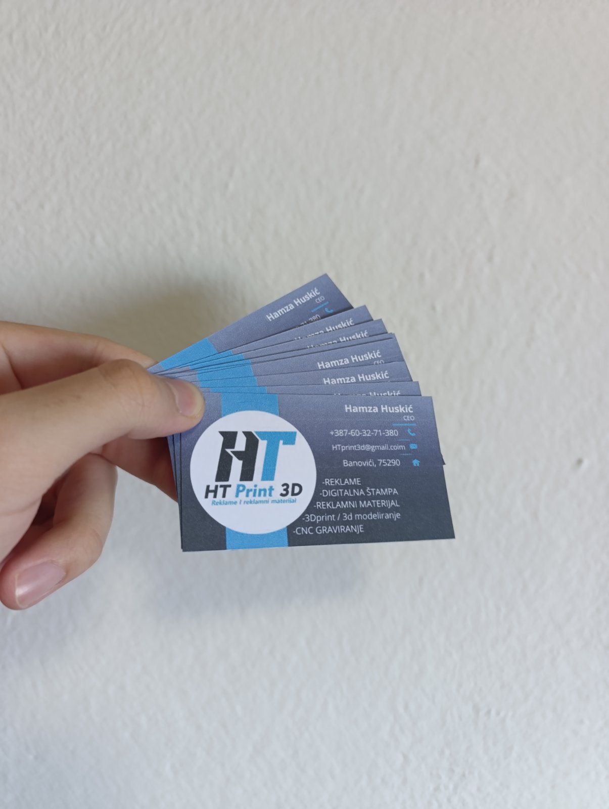 HT Print 3D Facebook ad: ◆Vizitke koje ostavljaju profesionalan utisak◆